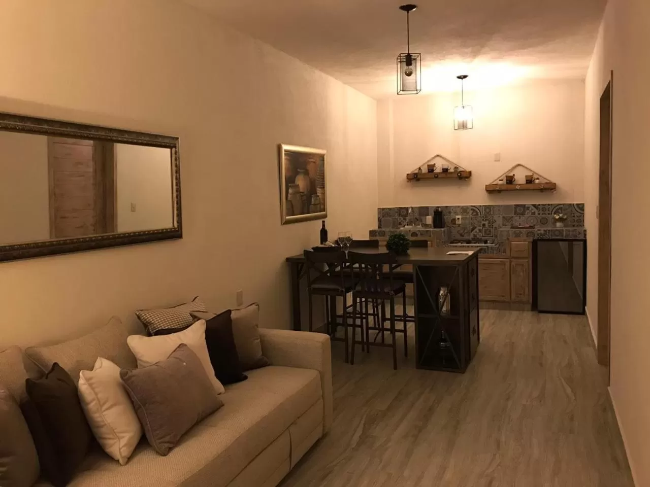 Kitchen or kitchenette in Suites Campestres Montebello