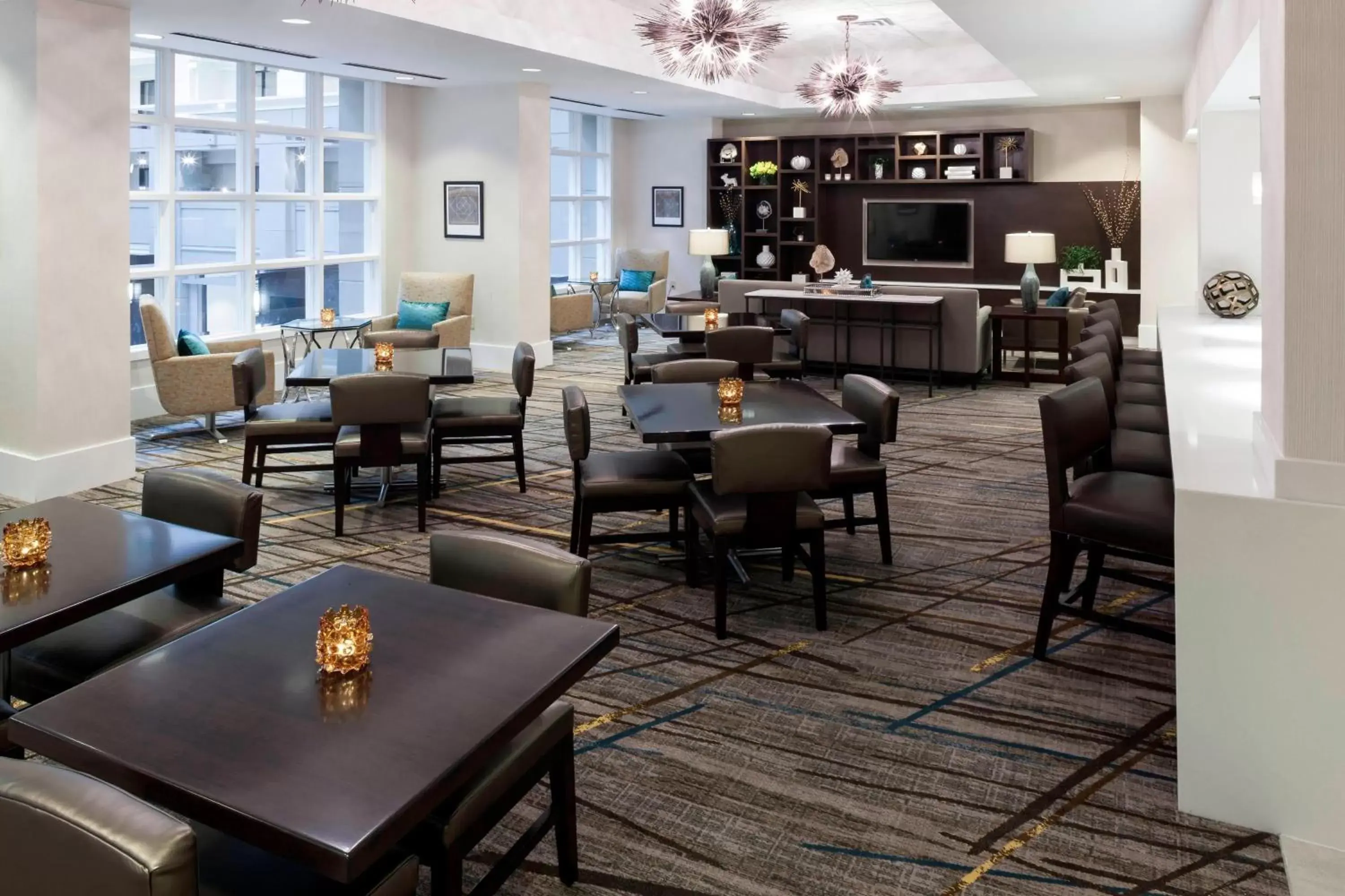 Lounge or bar, Restaurant/Places to Eat in Fairfax Marriott at Fair Oaks