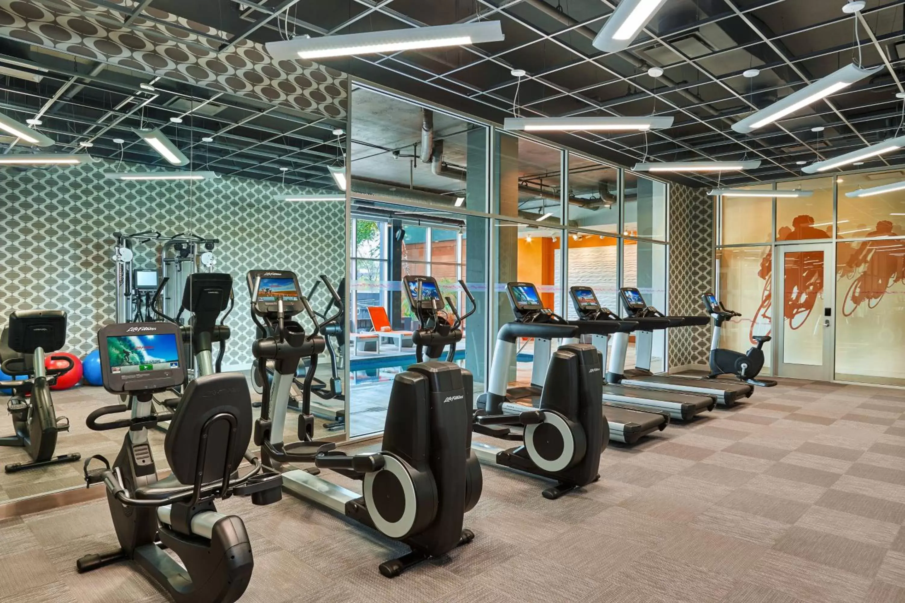 Fitness centre/facilities, Fitness Center/Facilities in Aloft Houston by the Galleria