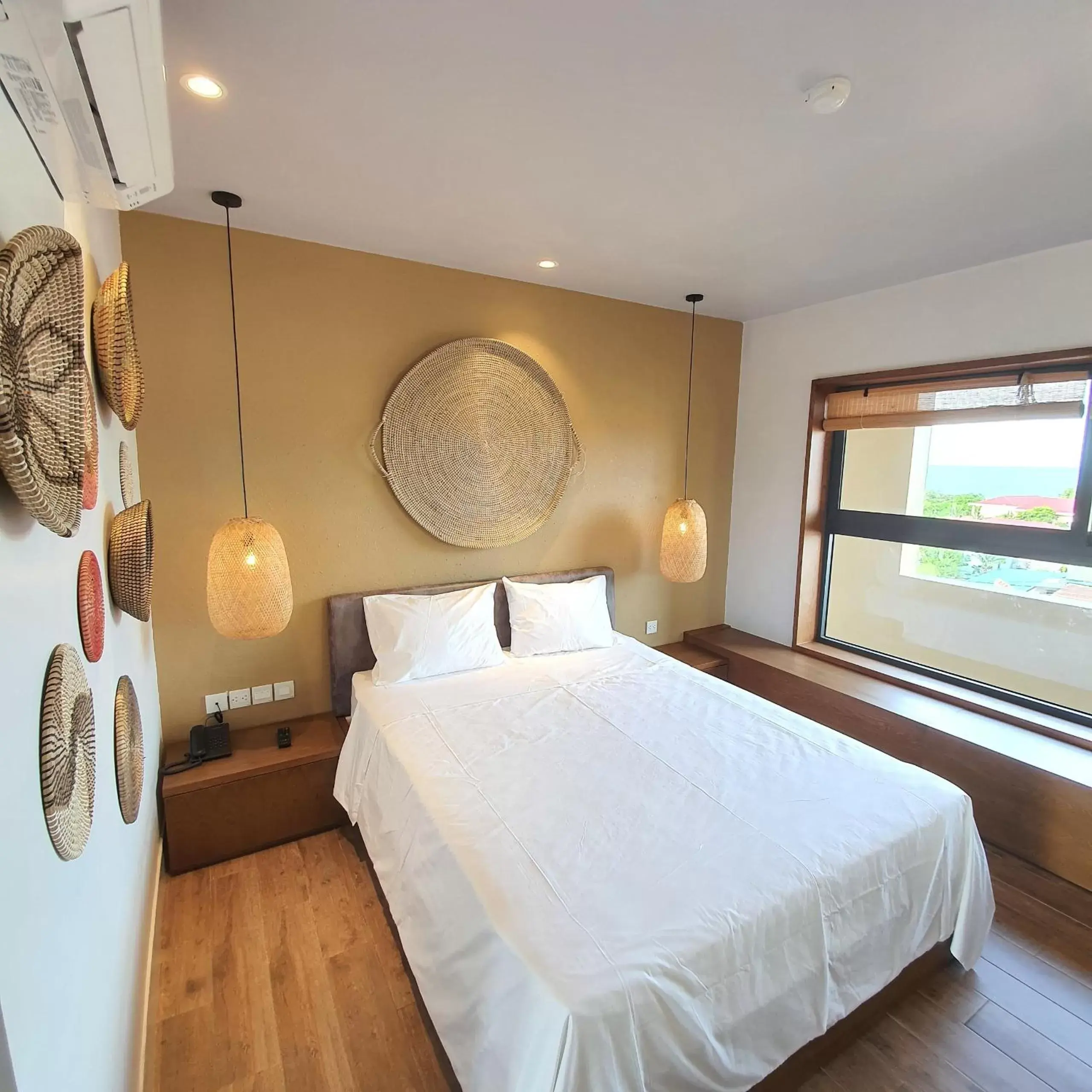 Double Room with Sea View in Cagina Boutique Hostel Double Room with Sea View in Cagina Boutique Hostel