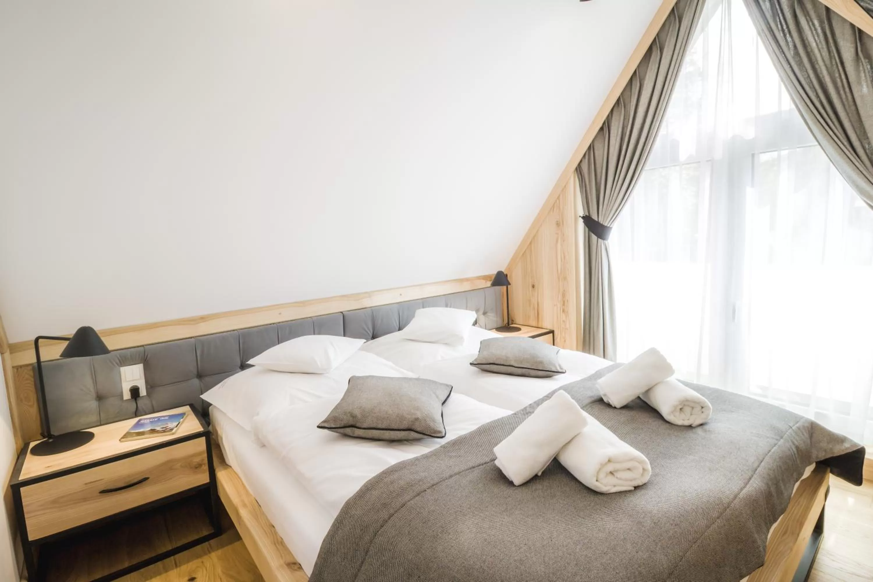 Bed in Jagiellońska Residence