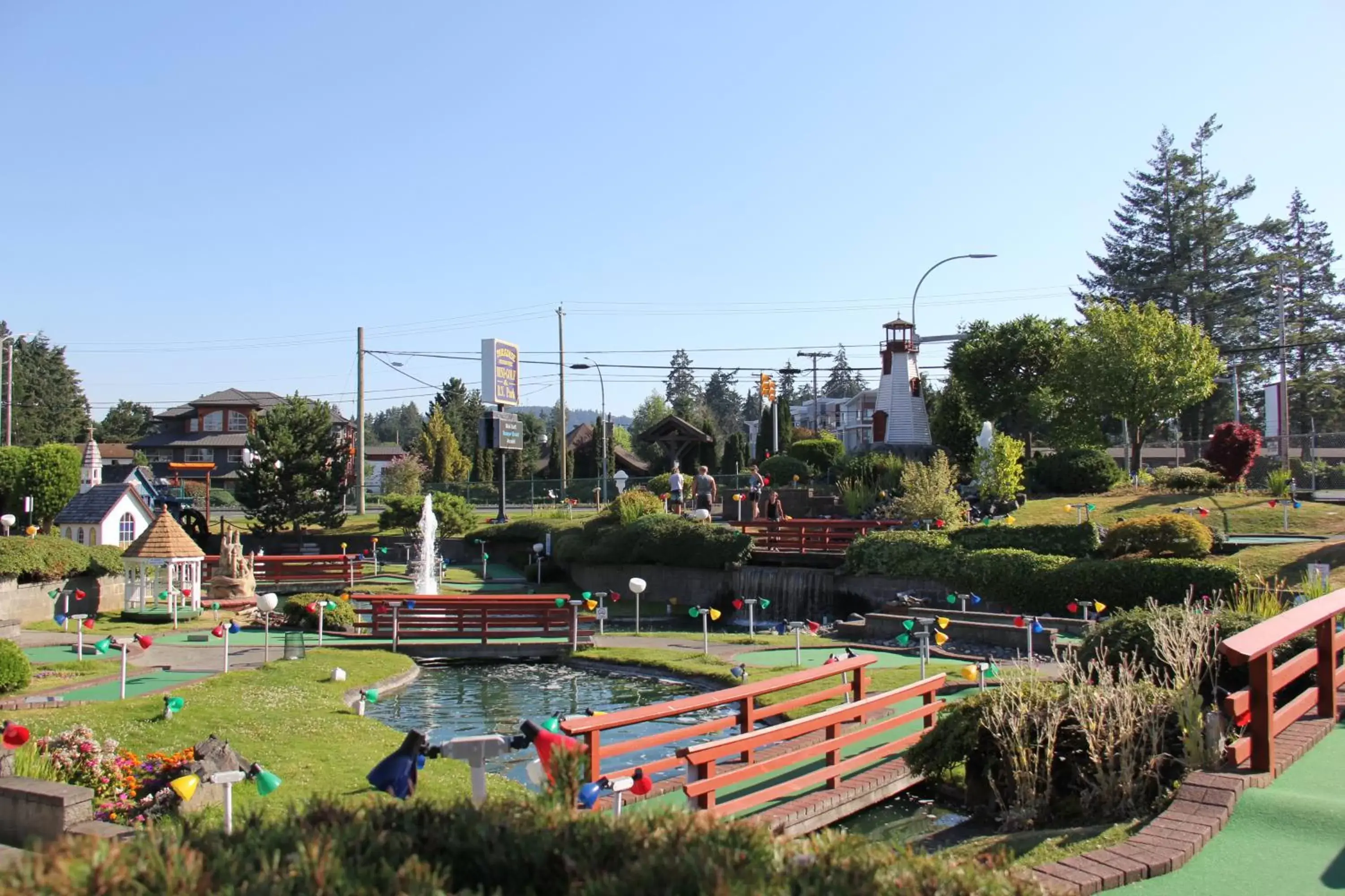 Minigolf in Coast Parksville Hotel