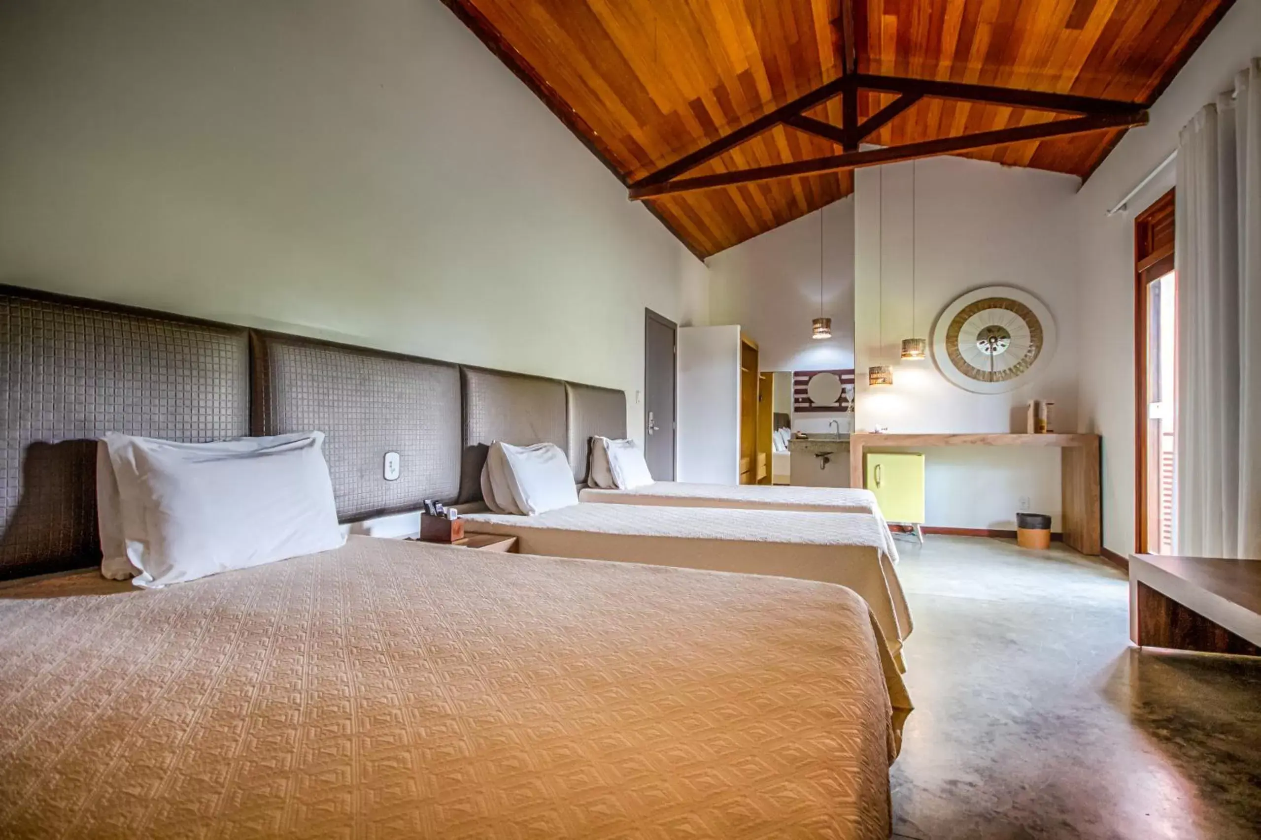 Bed in Aruanã Eco Praia Hotel
