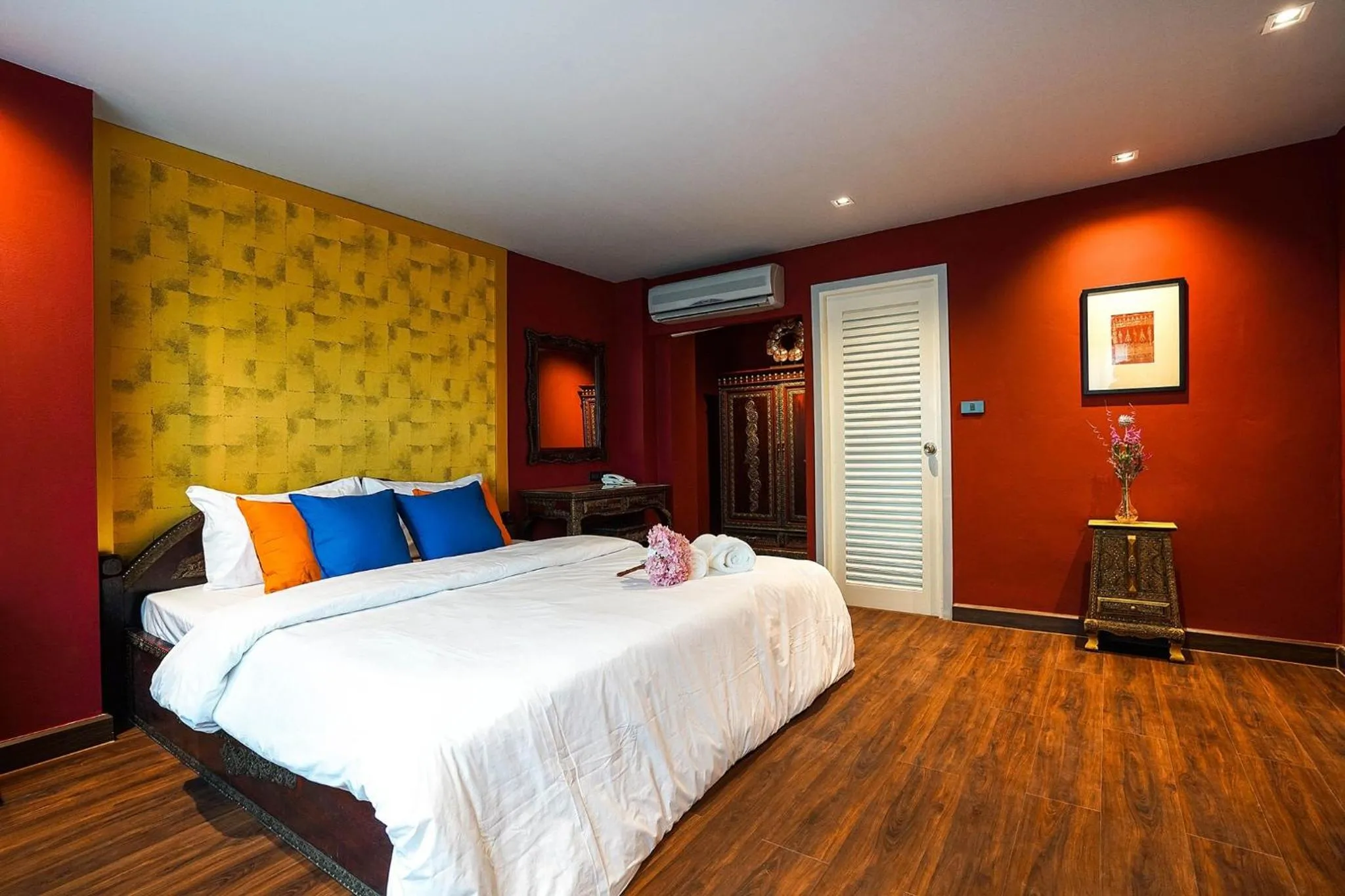 Bedroom, Bed in Hap@sathorn