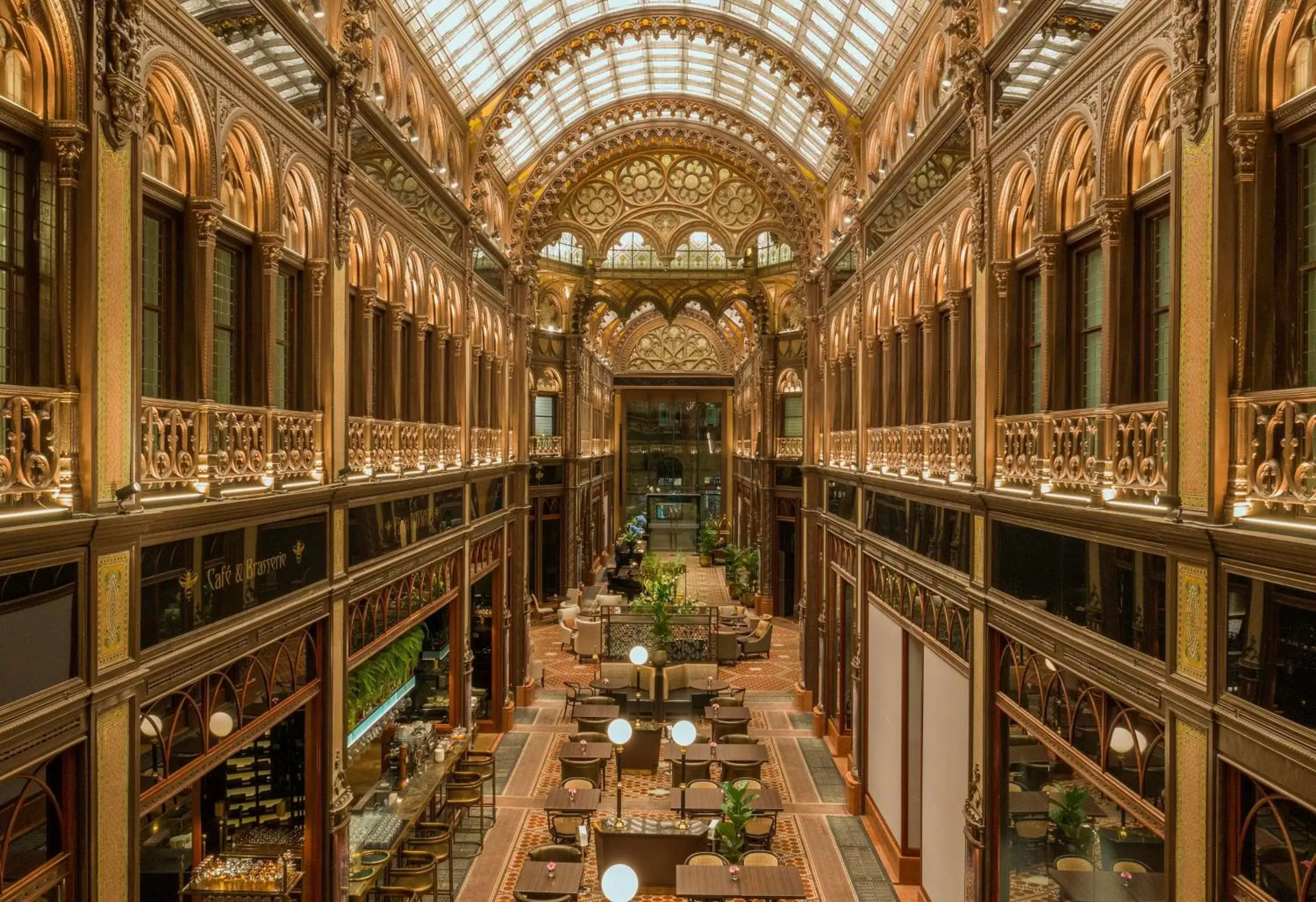 Property building in Párisi Udvar Hotel Budapest, part of Hyatt