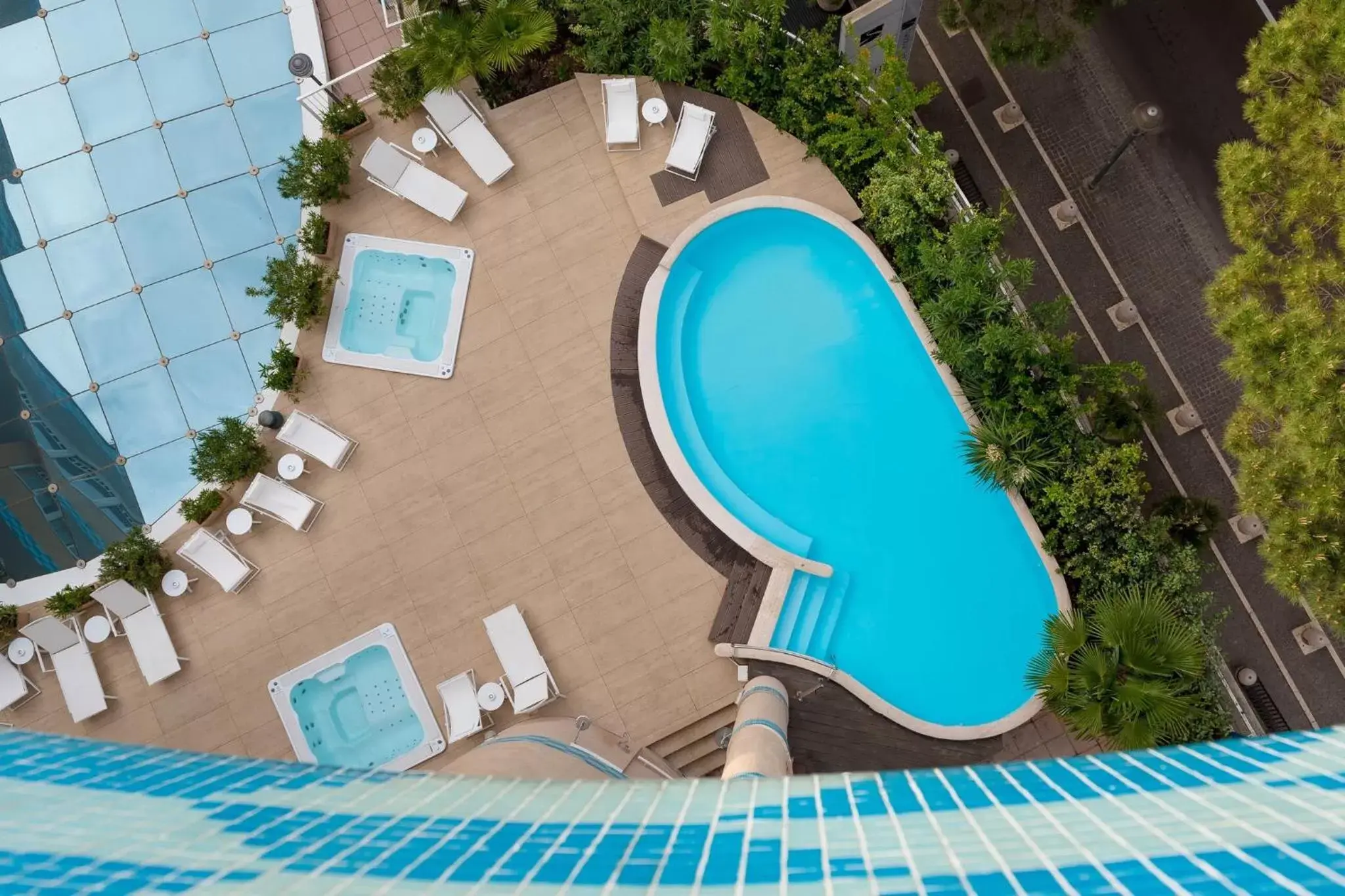 Swimming pool, Pool View in Savoia Hotel Rimini