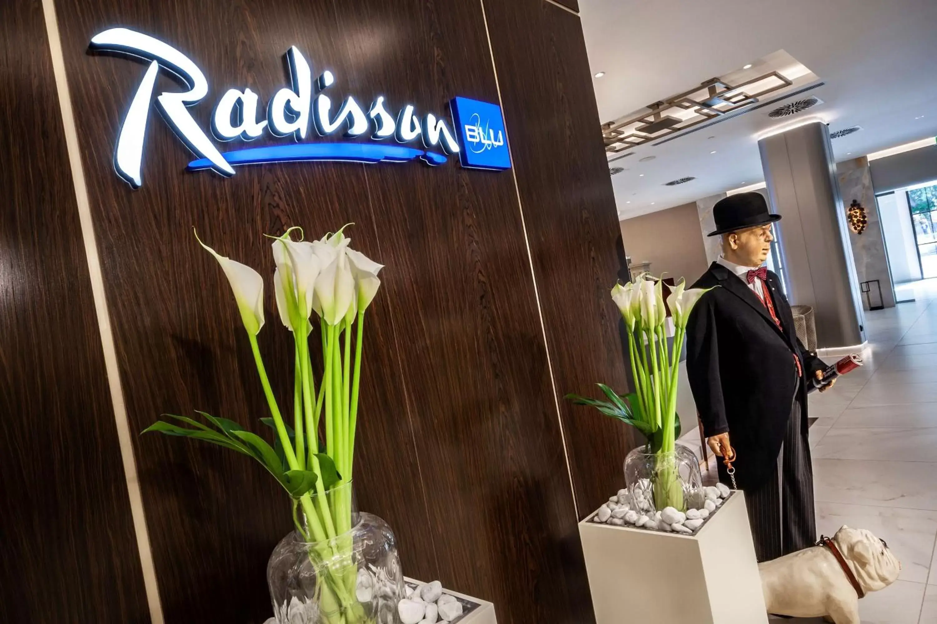 Lobby or reception in Radisson Blu Béke Hotel, Budapest