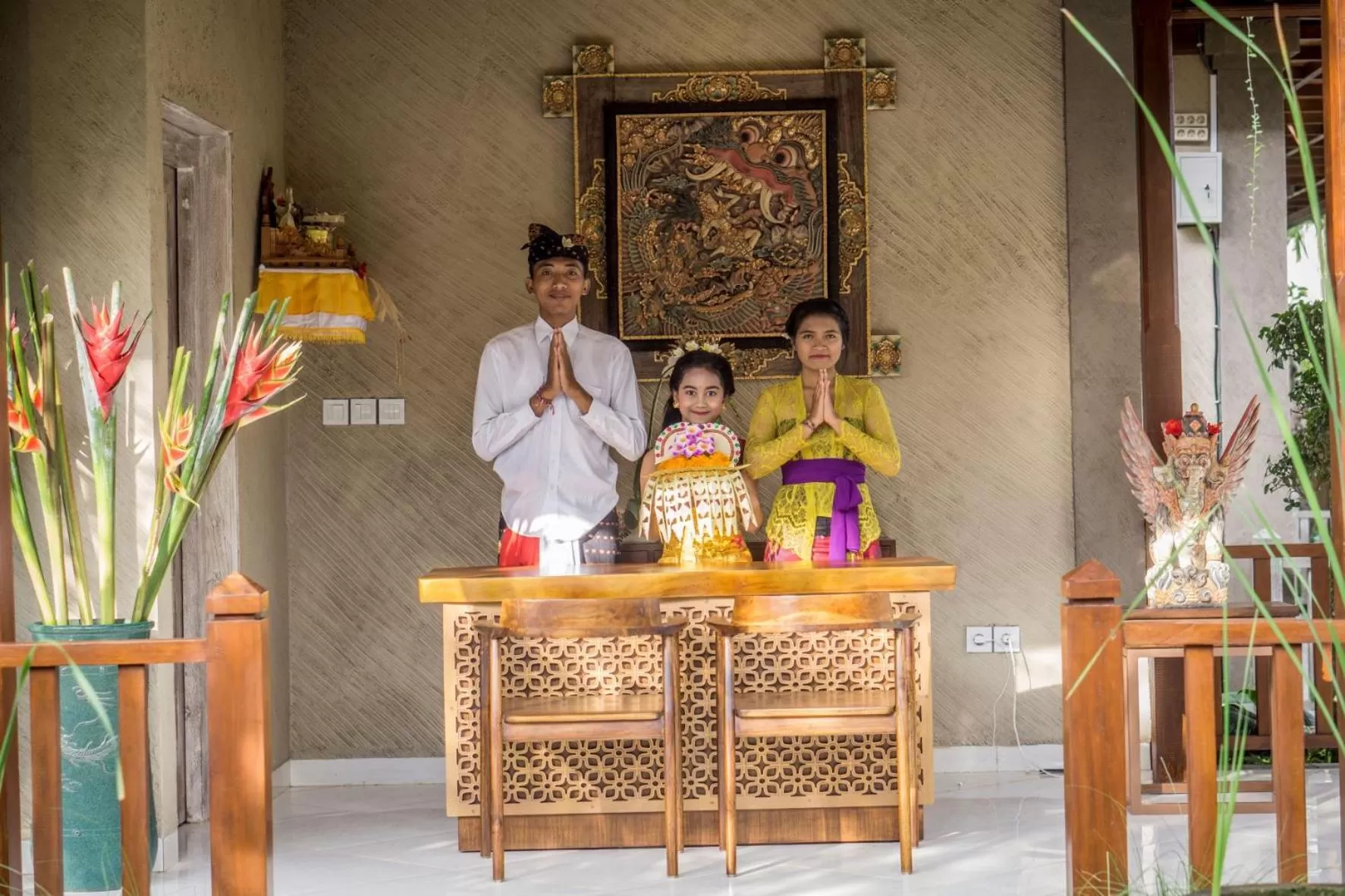 Lobby or reception in Gerindem Cottages