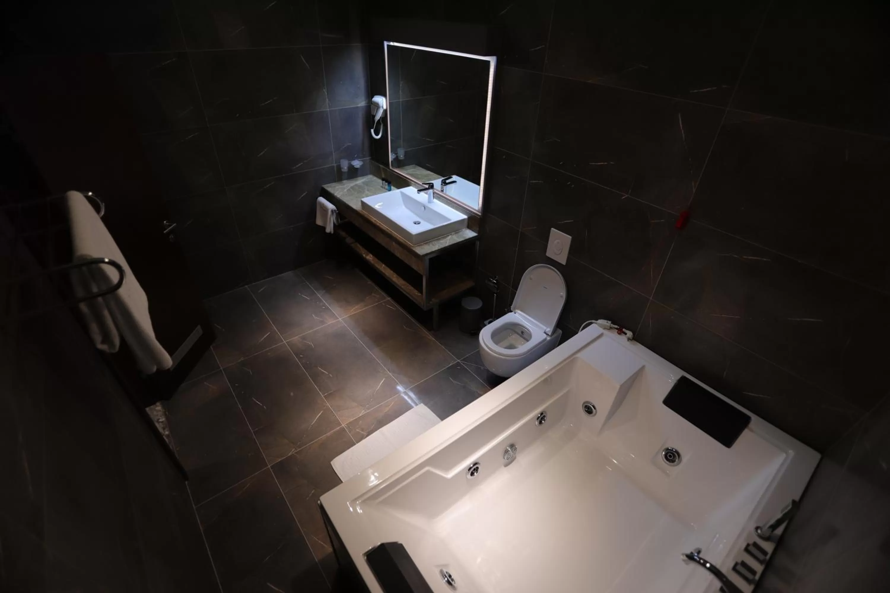 Hot Tub in Hotel Prishtina