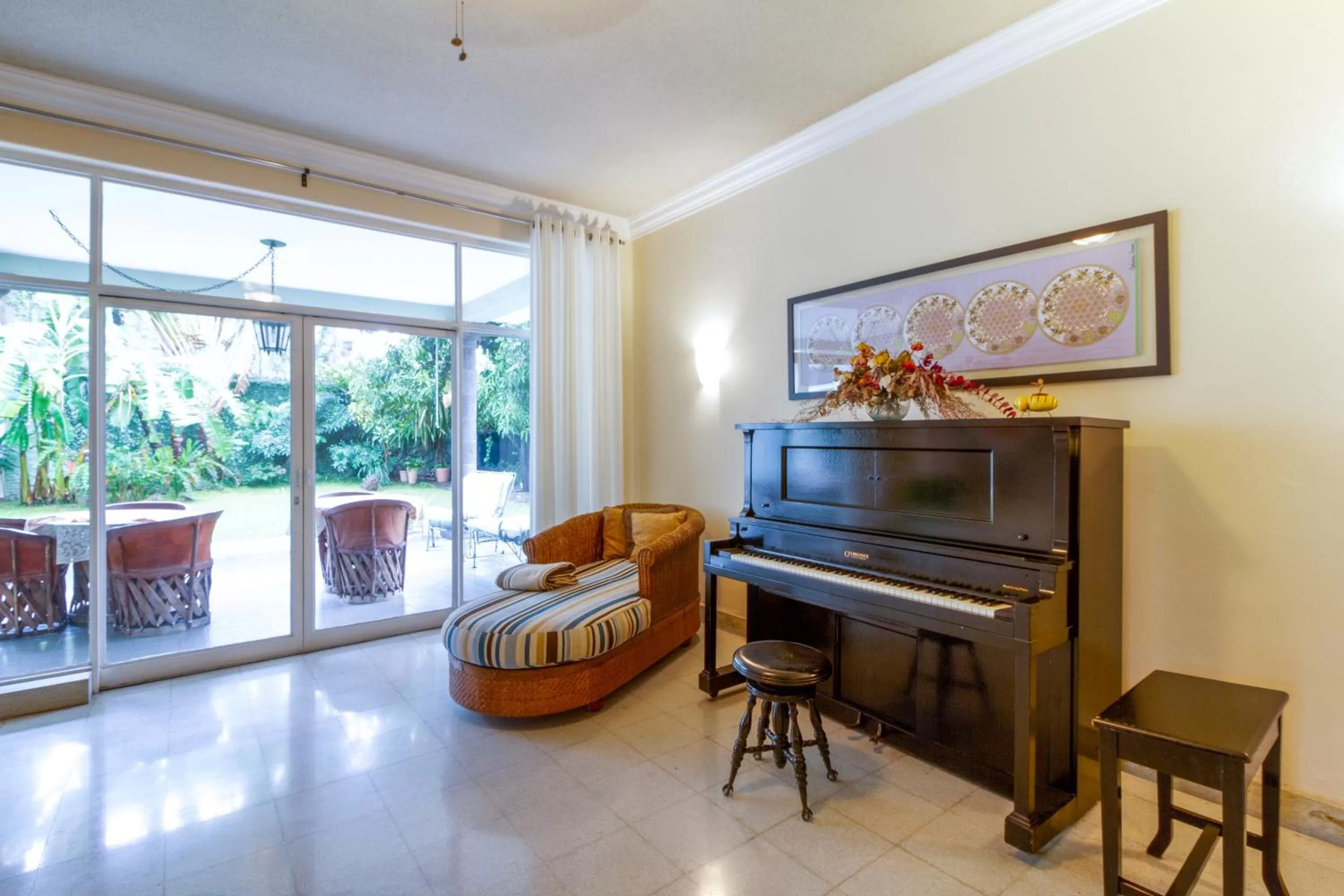 Decorative detail in Casa de Luz