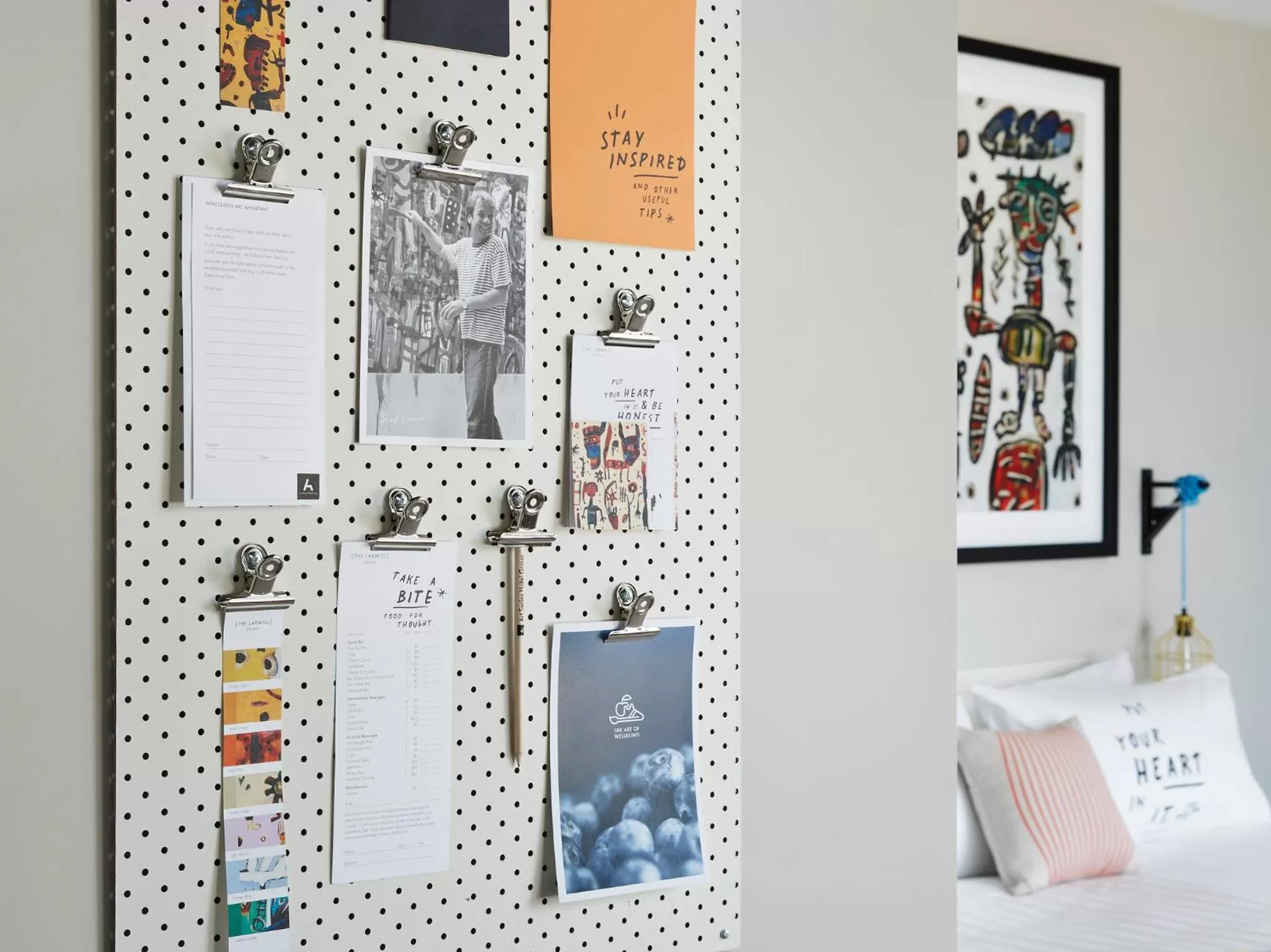 Decorative detail, Bed in Art Series - The Larwill Studio