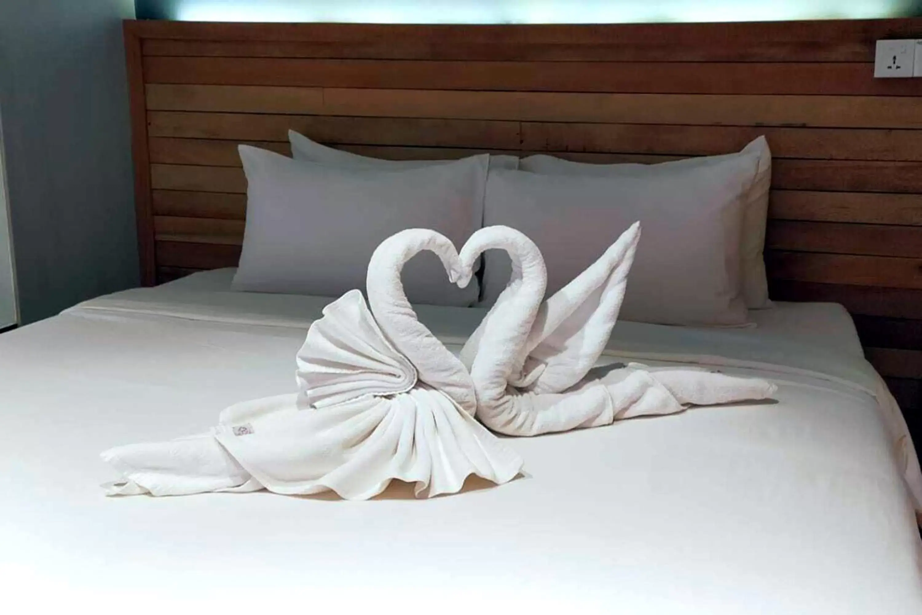 Decorative detail, Bed in A Rock Resort Langkawi - Coral Reefs