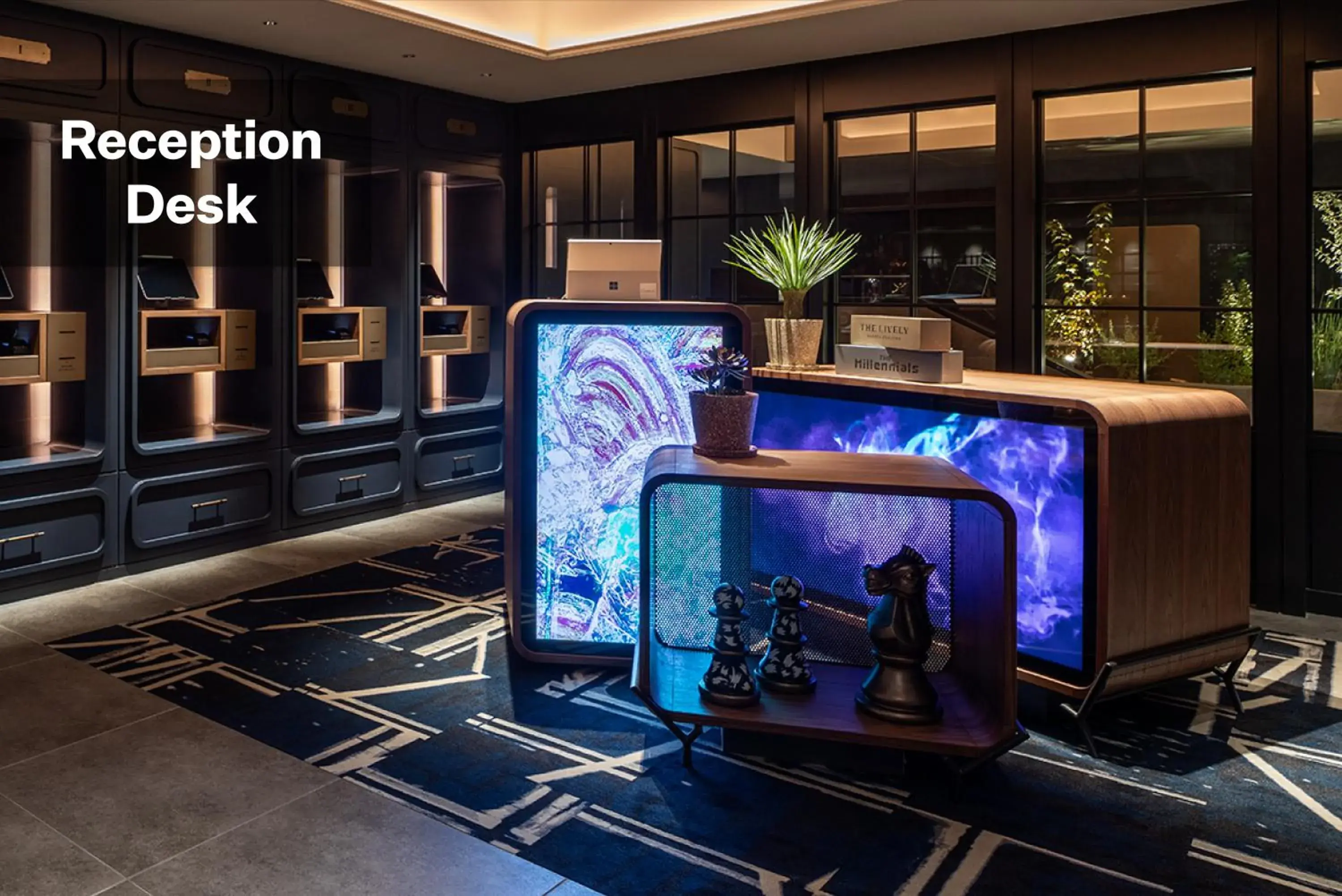 Lobby or reception in The Millennials Fukuoka Lobby or reception in The Millennials Fukuoka