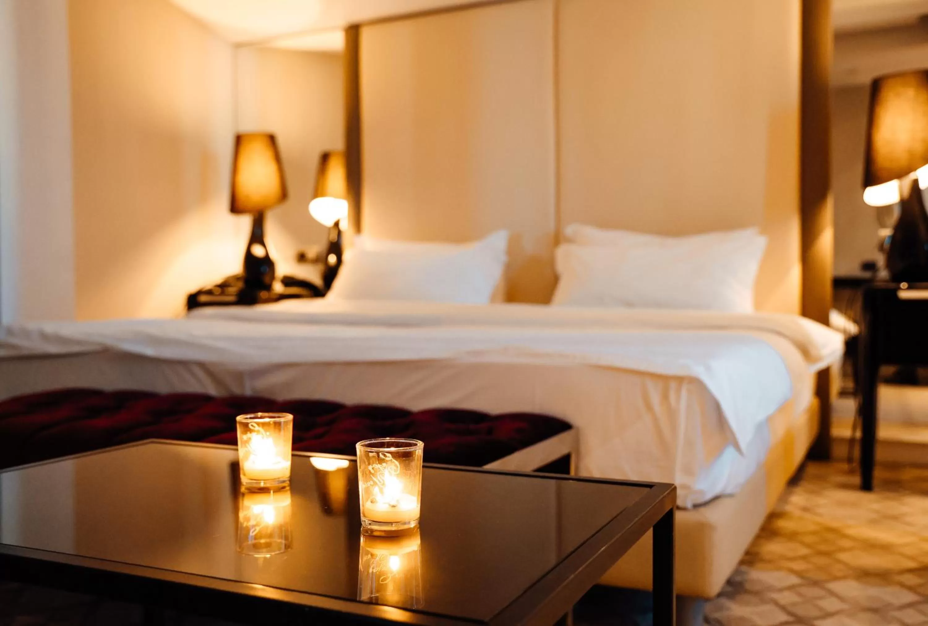 Bed in Senator Hotel