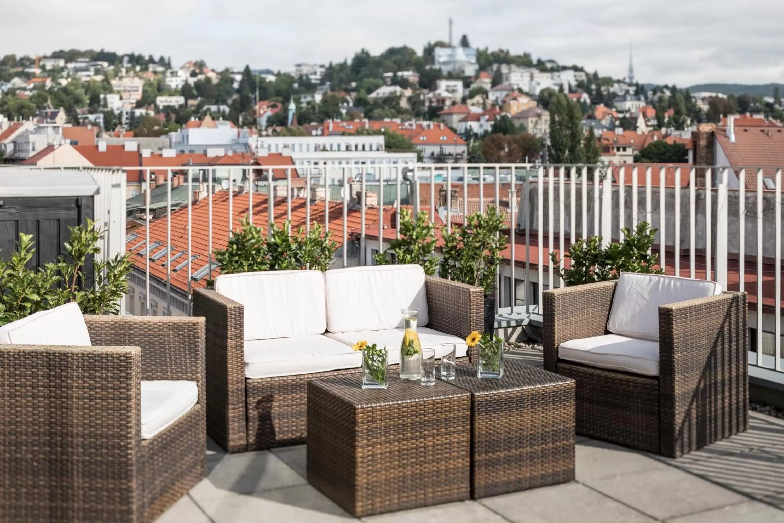 Balcony/Terrace in Falkensteiner Hotel Bratislava