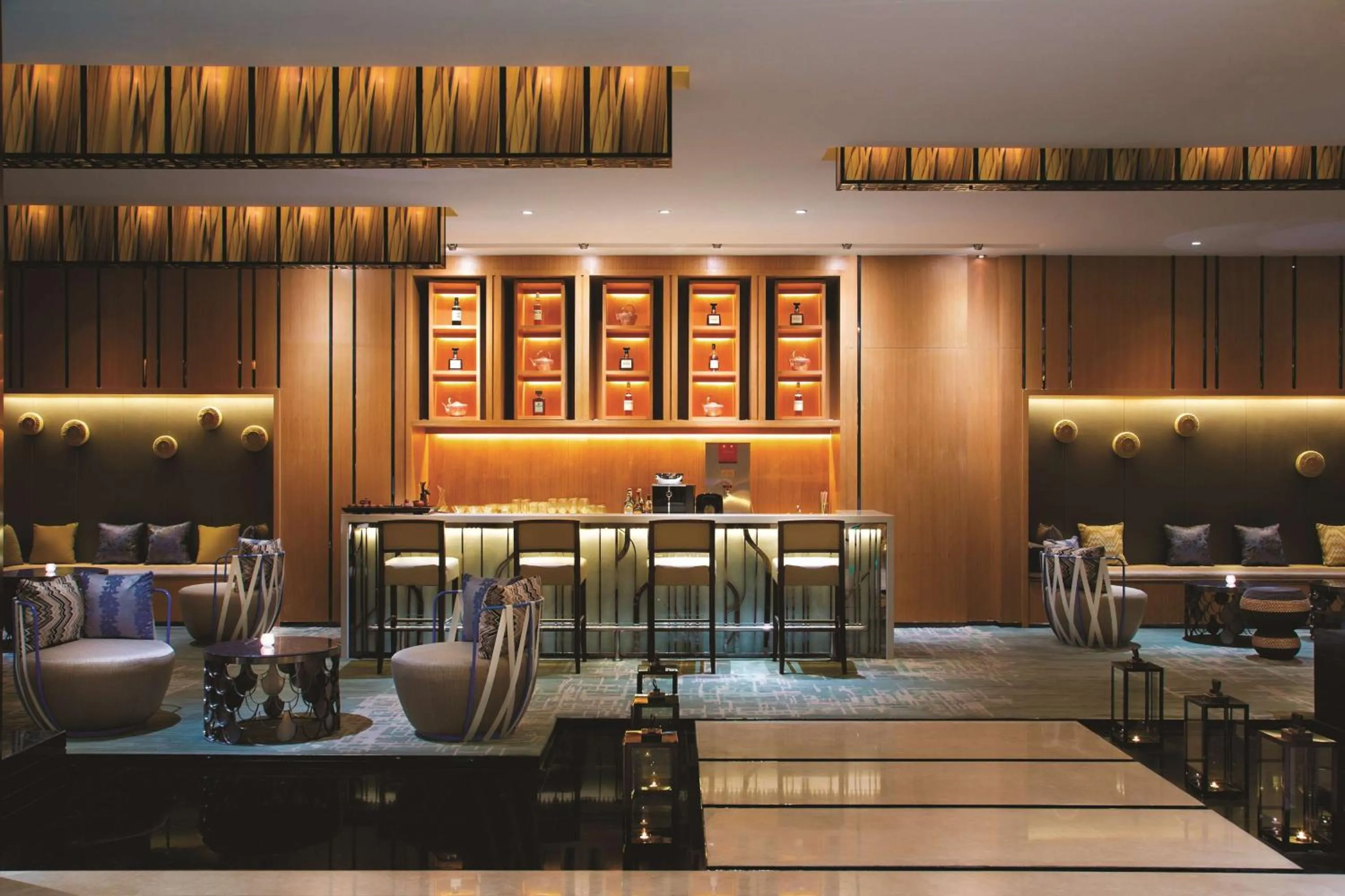 Lounge or bar in Hilton Garden Inn Lijiang
