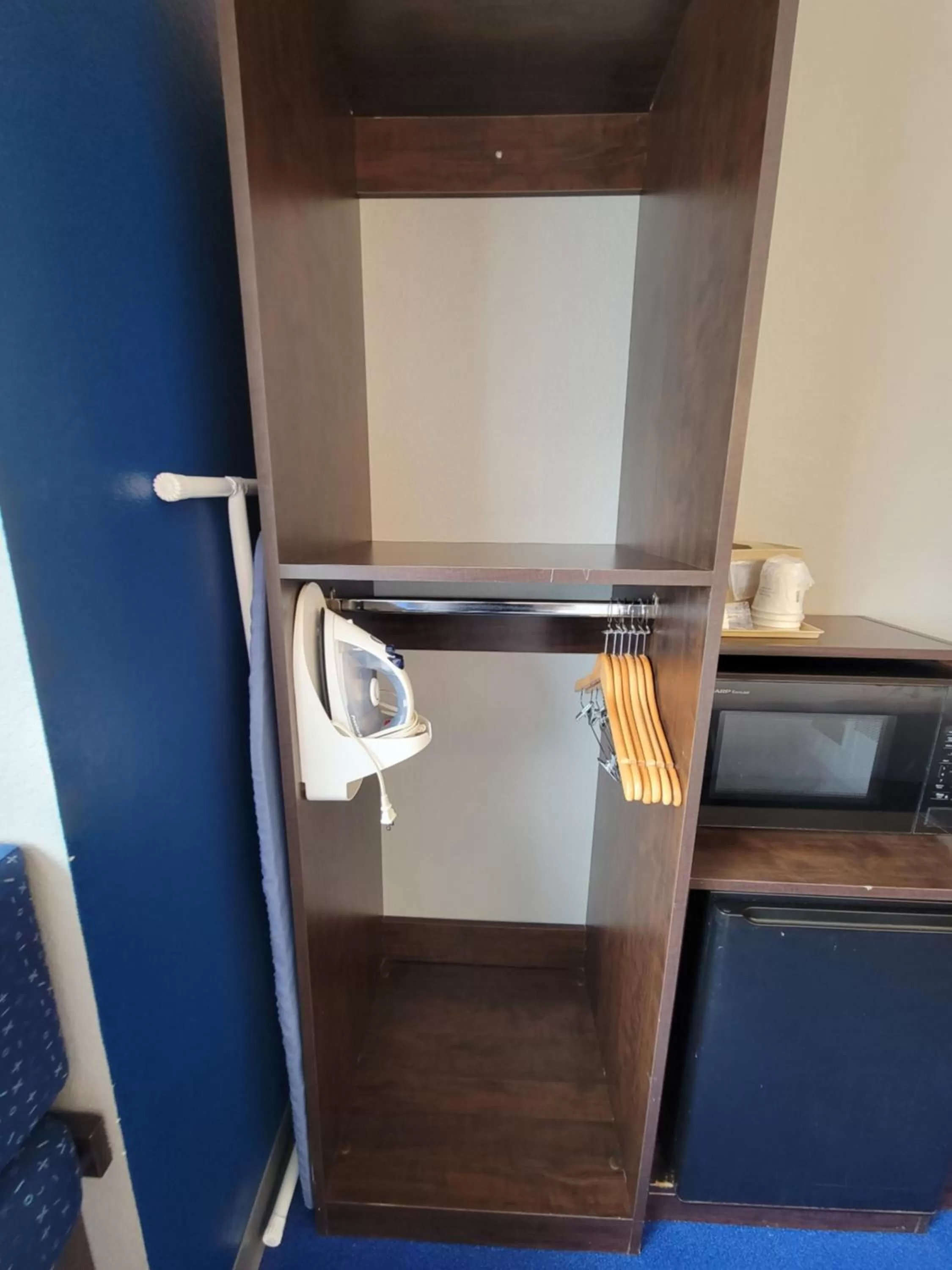 wardrobe in Microtel Inn & Suites by Wyndham Bluffs