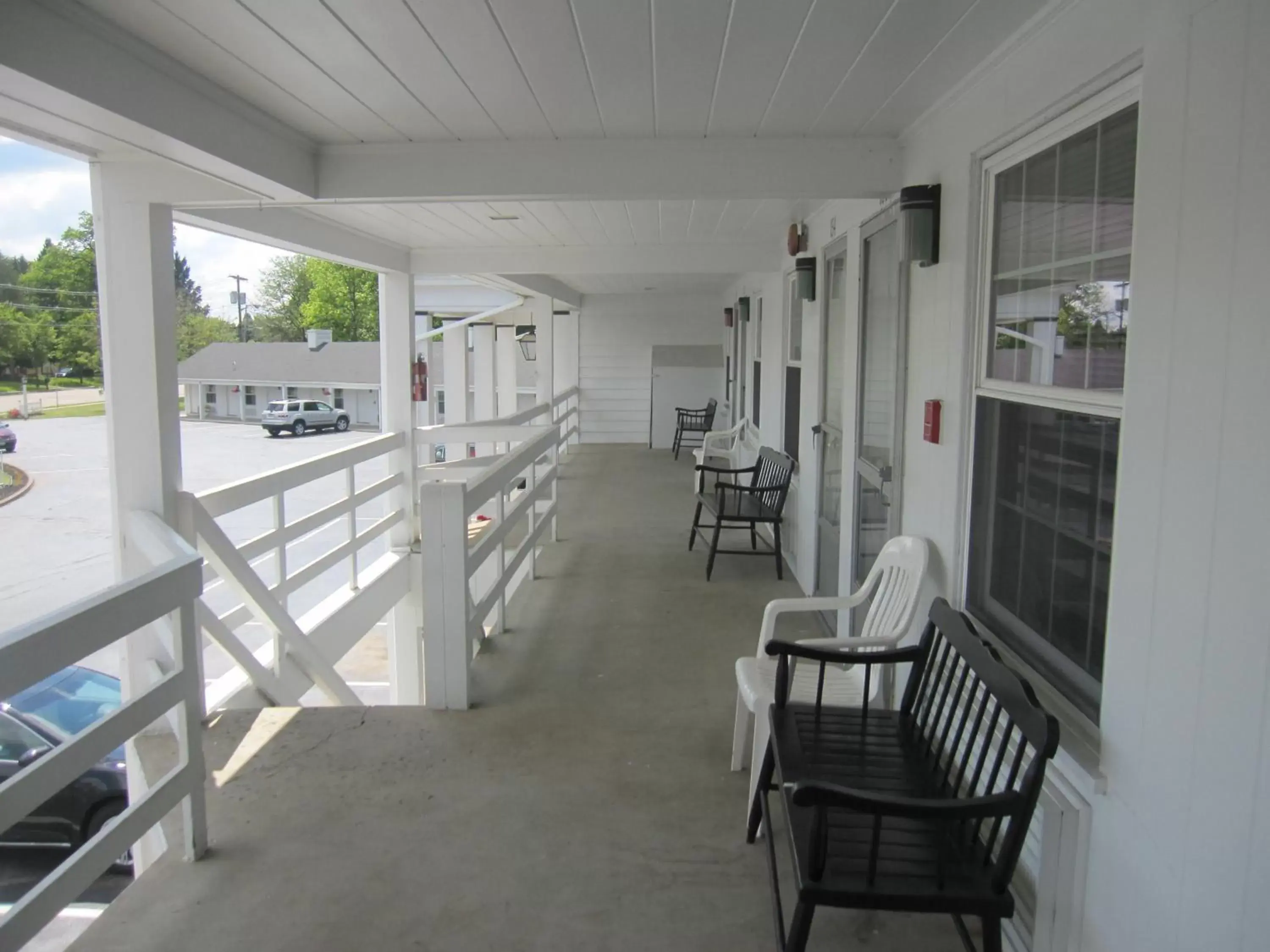 Balcony/Terrace in colony motel Jamestown