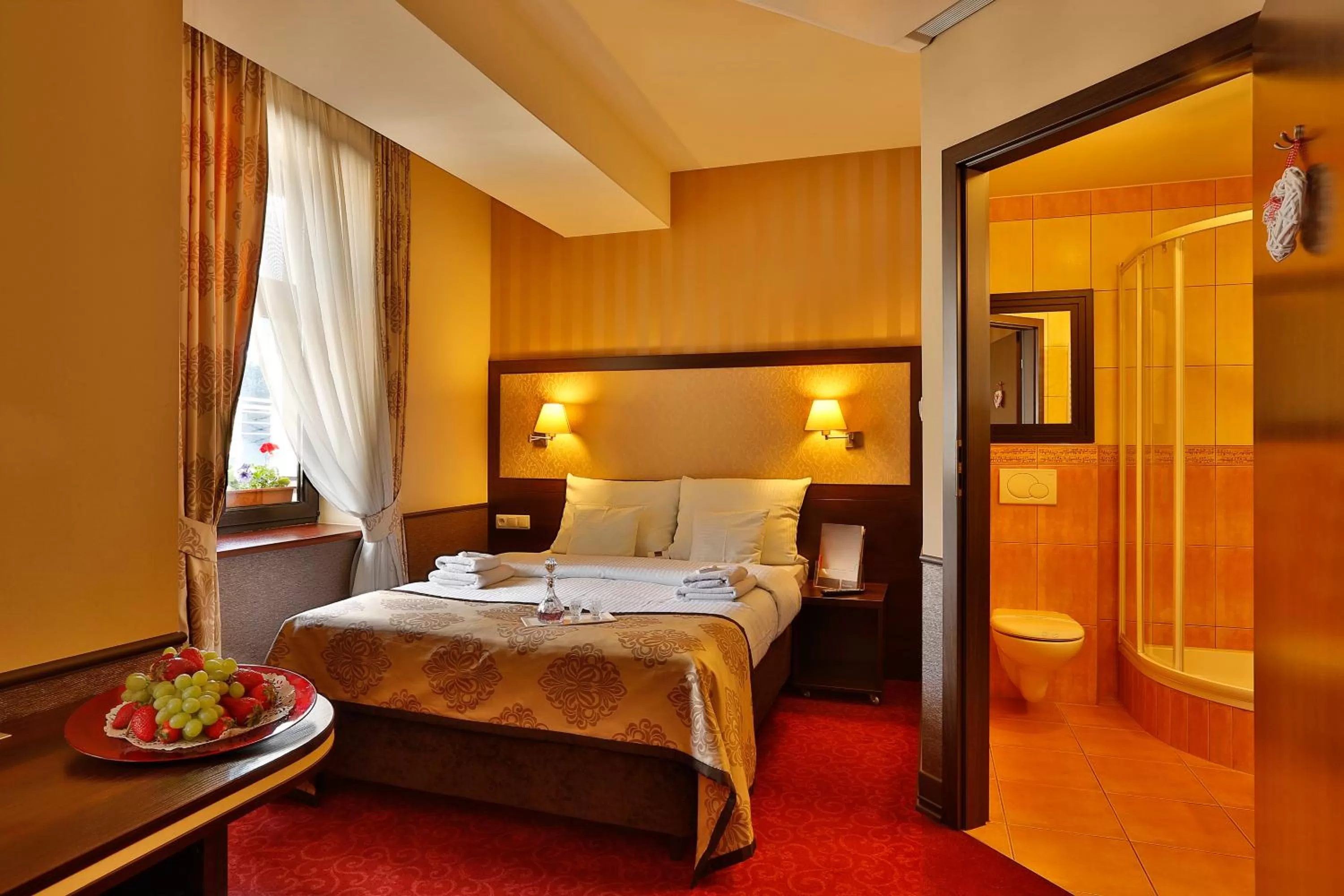 Bed in Hotel Wielopole