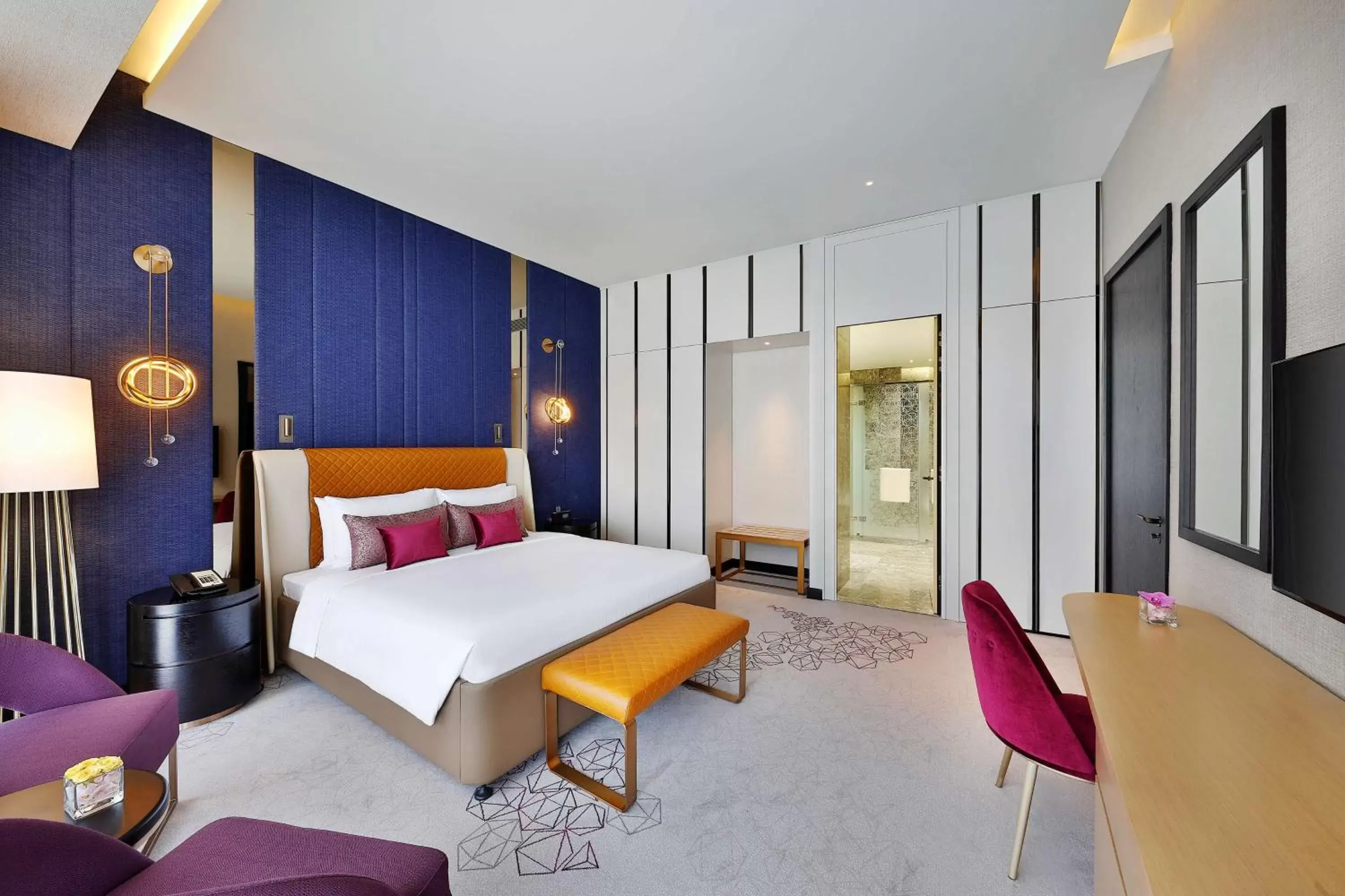 Bed in AlRayyan Hotel Doha, Curio Collection by Hilton