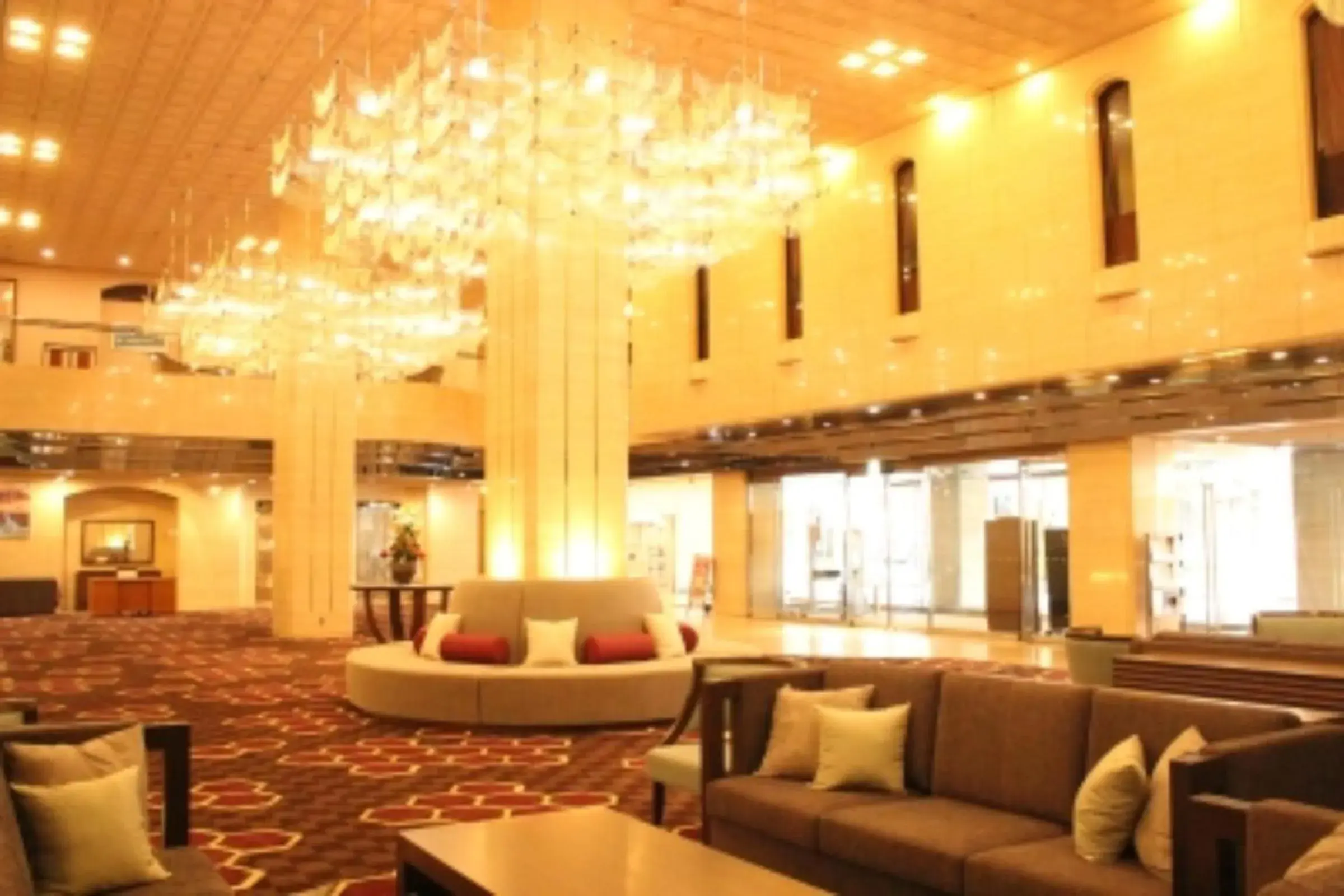 Lobby or reception, Lounge/Bar in Hotel Grand Terrace Toyama