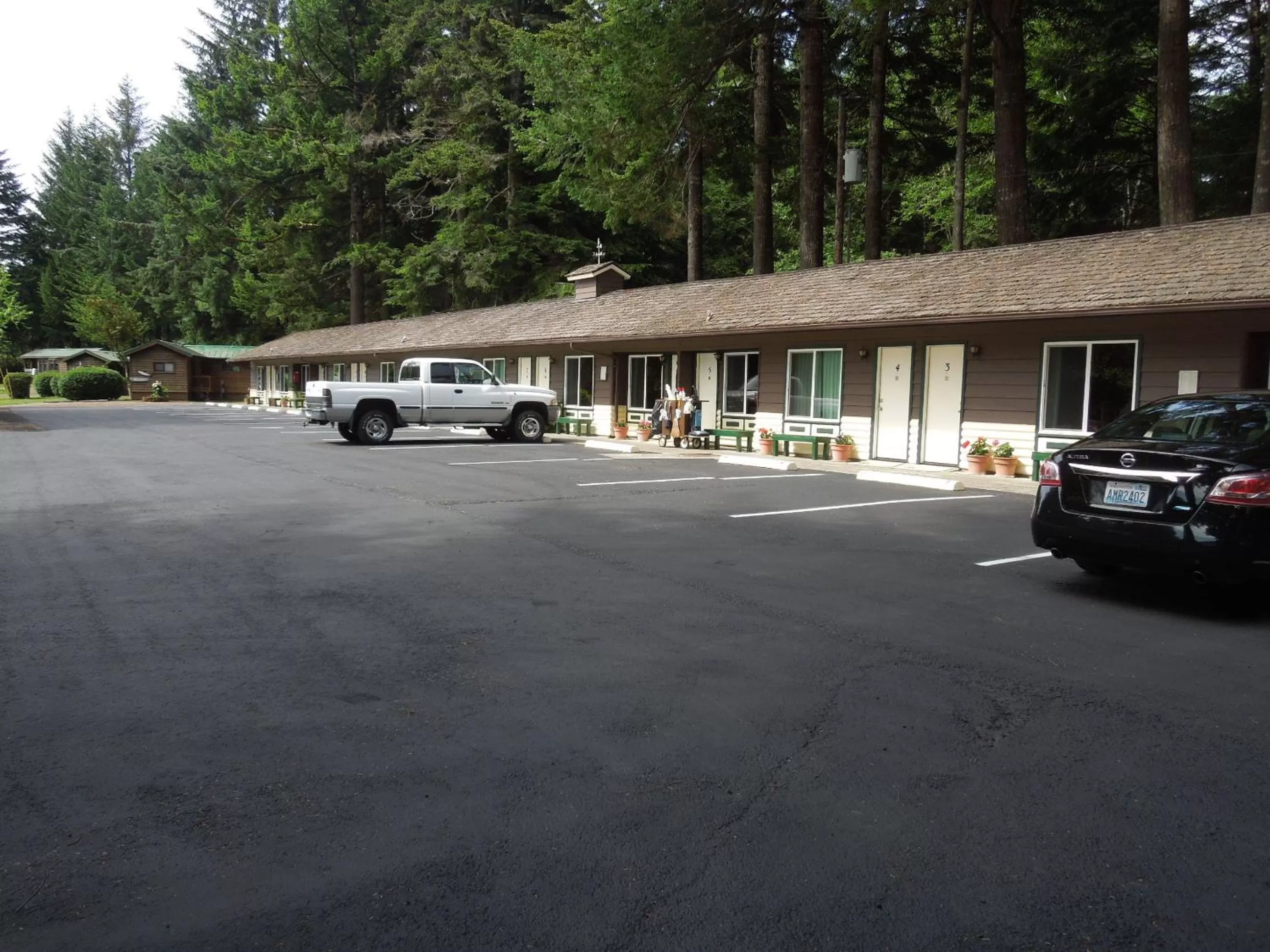 Facade/entrance in Park Motel and Cabins