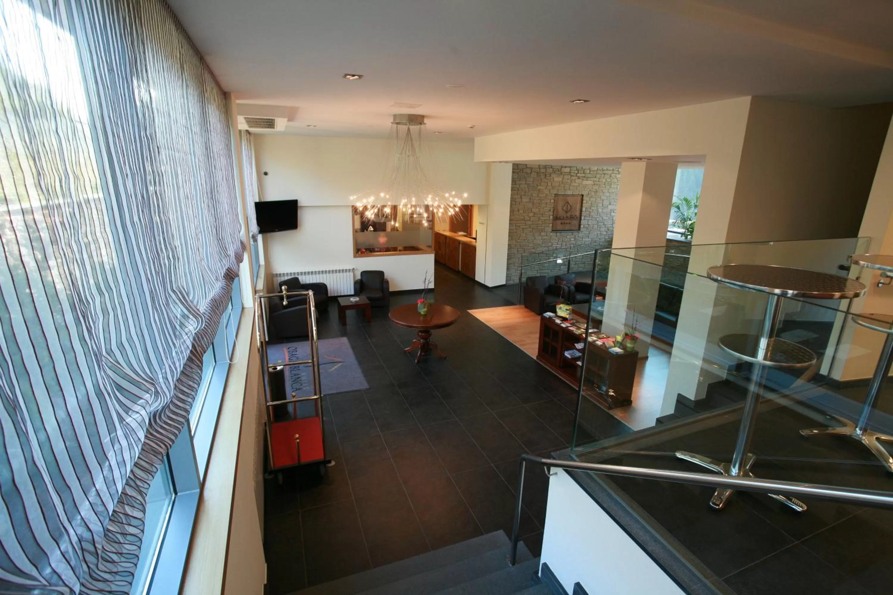 Lobby or reception in Obaga Blanca & Spa