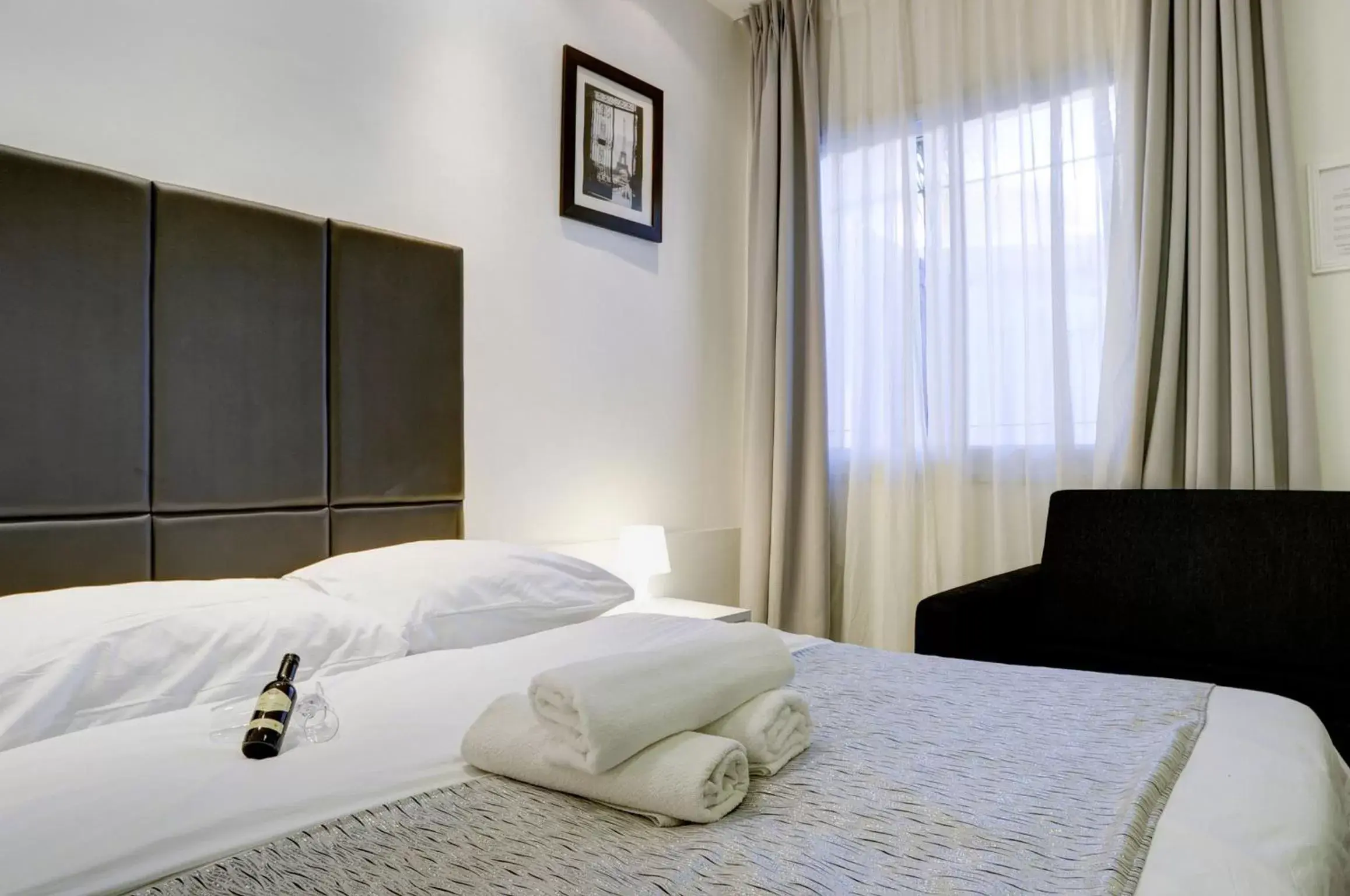 Bed in Geula Suites