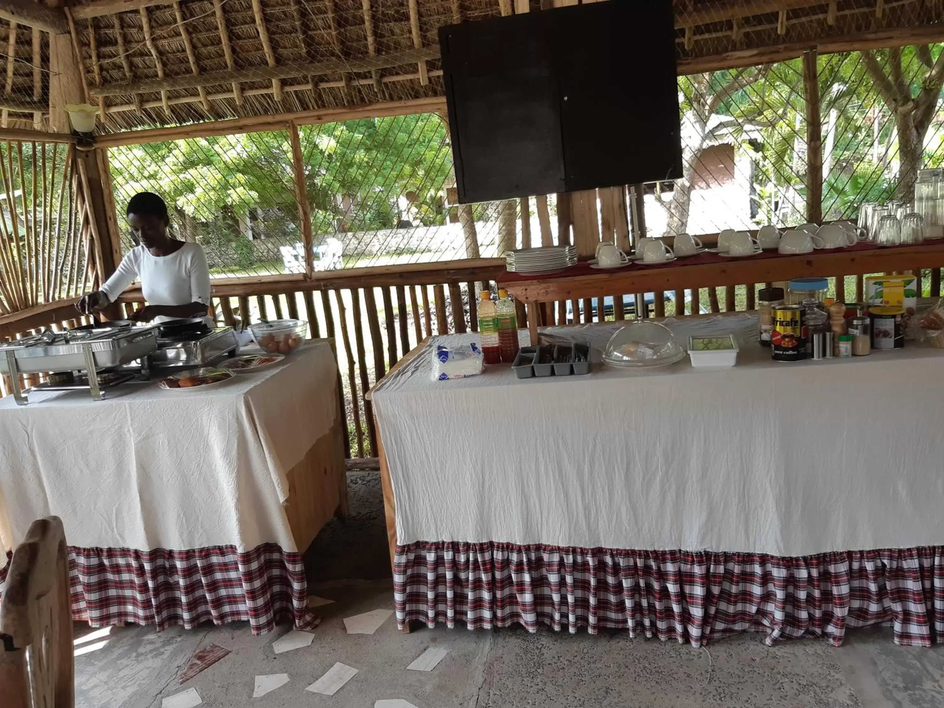 Breakfast in Kijiji Beach Resort