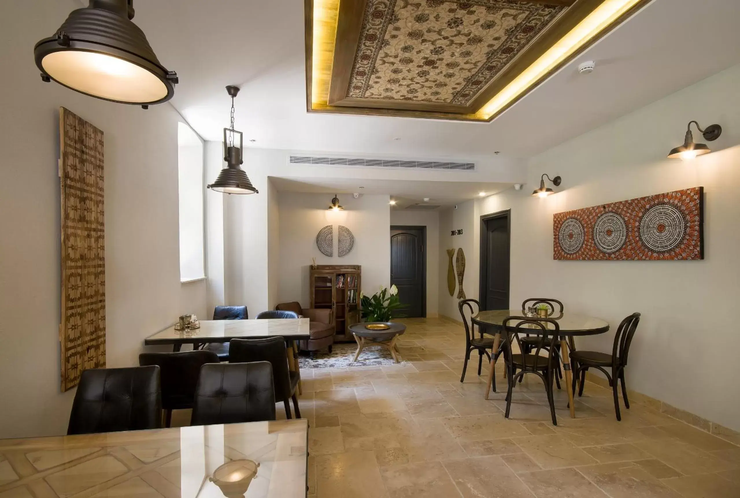 Lobby or reception, Restaurant/Places to Eat in Carmella Boutique Hotel