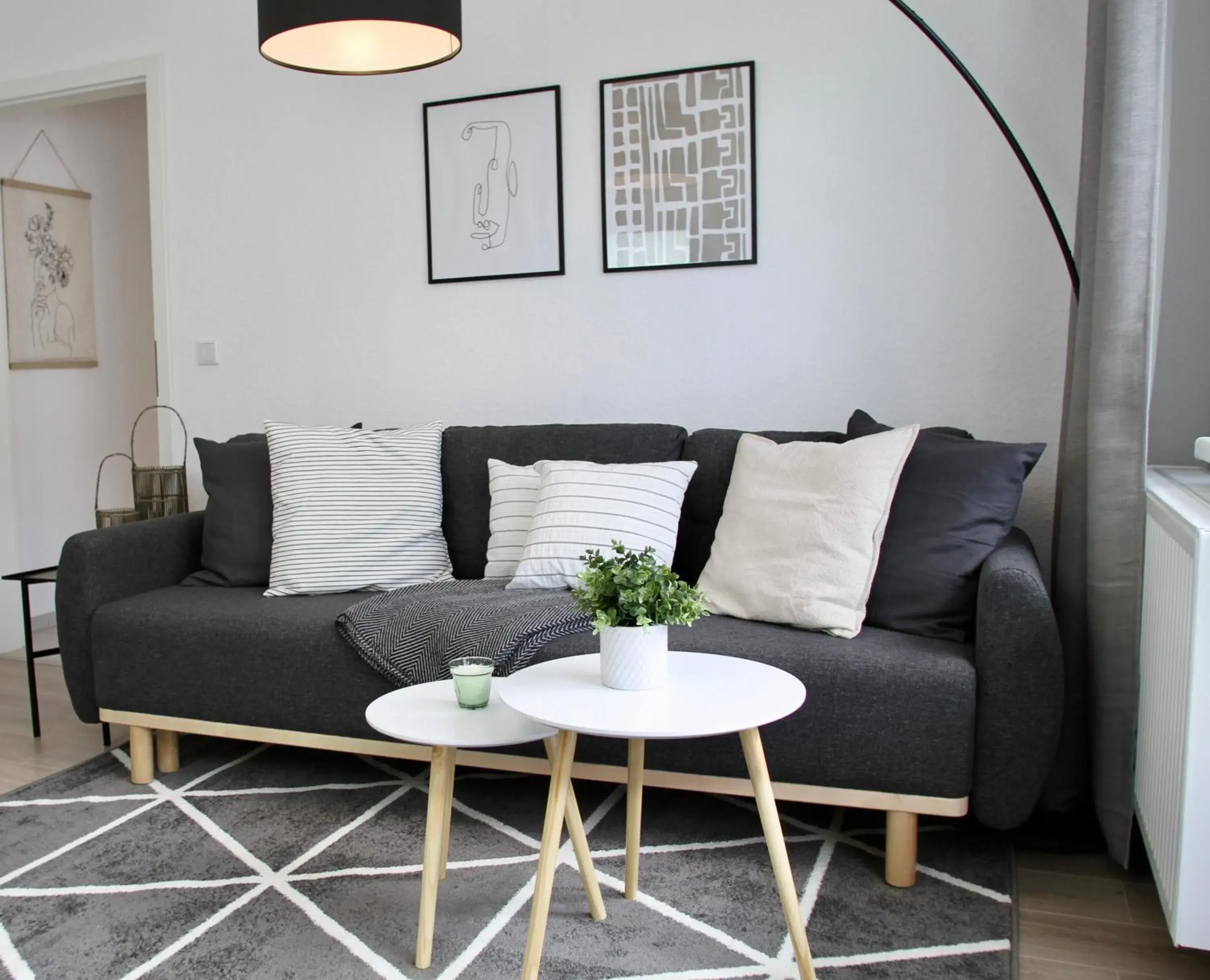 Living room, Seating Area in Apartmenthaus in der Metzstra¿