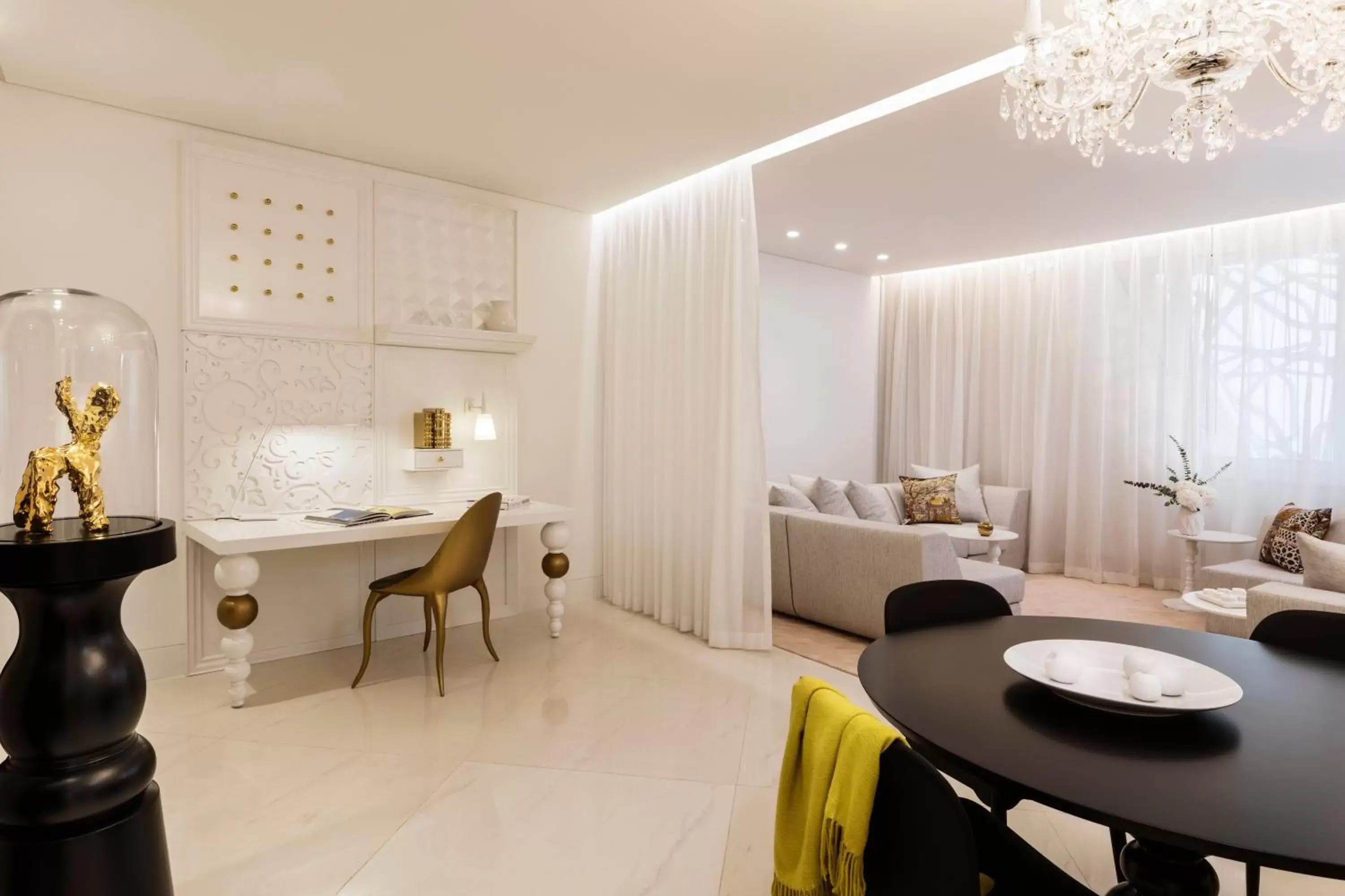Living room in Mondrian Doha Living room in Mondrian Doha