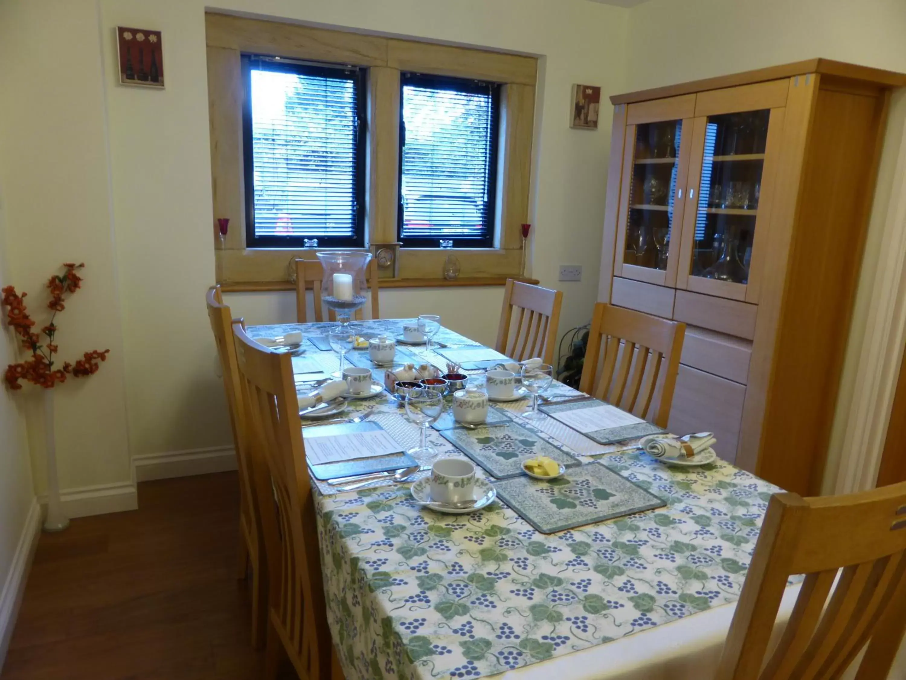 Dining area in Liongate House