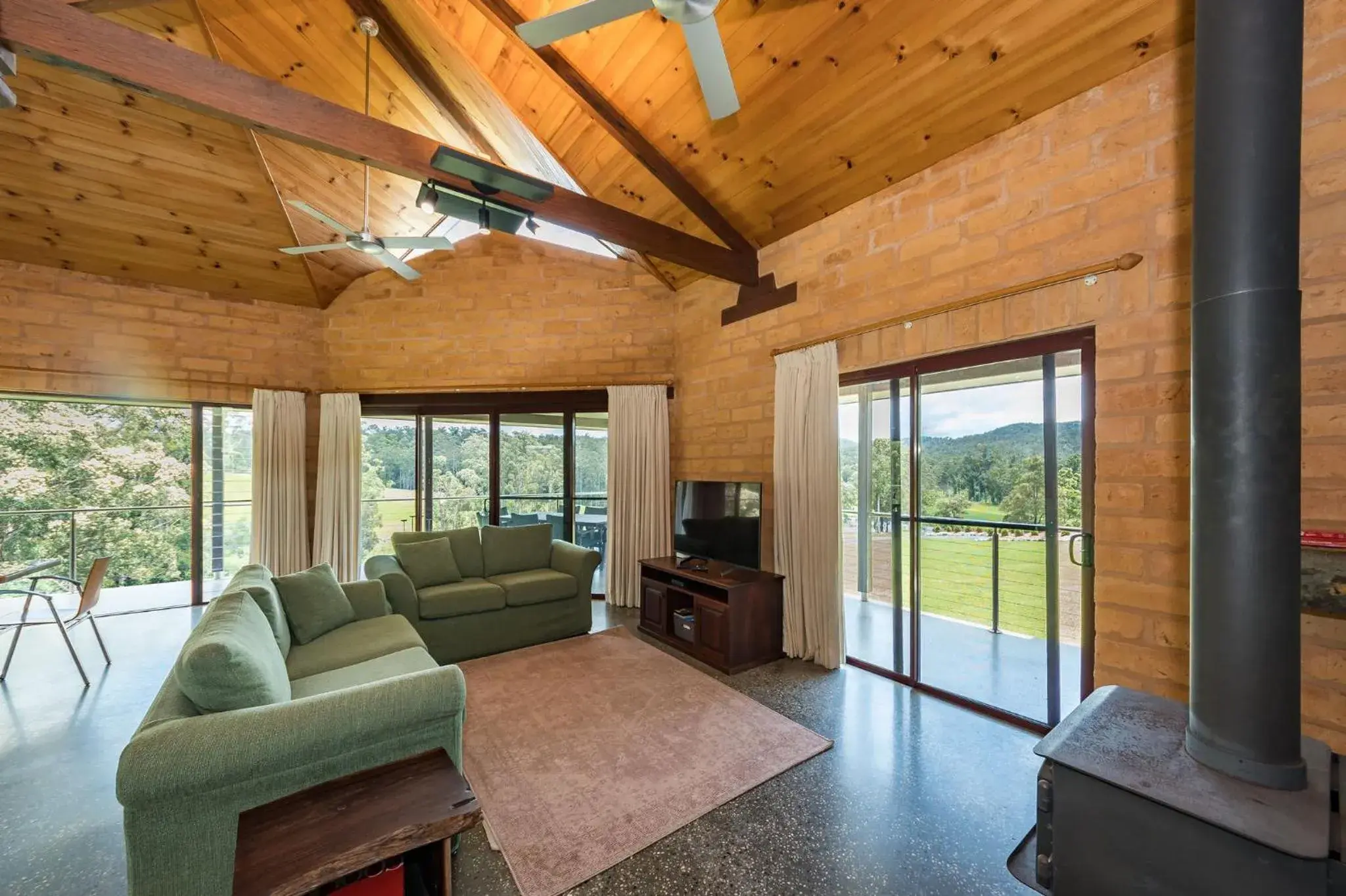 Living room, Seating Area in Clarendon Forest Retreat