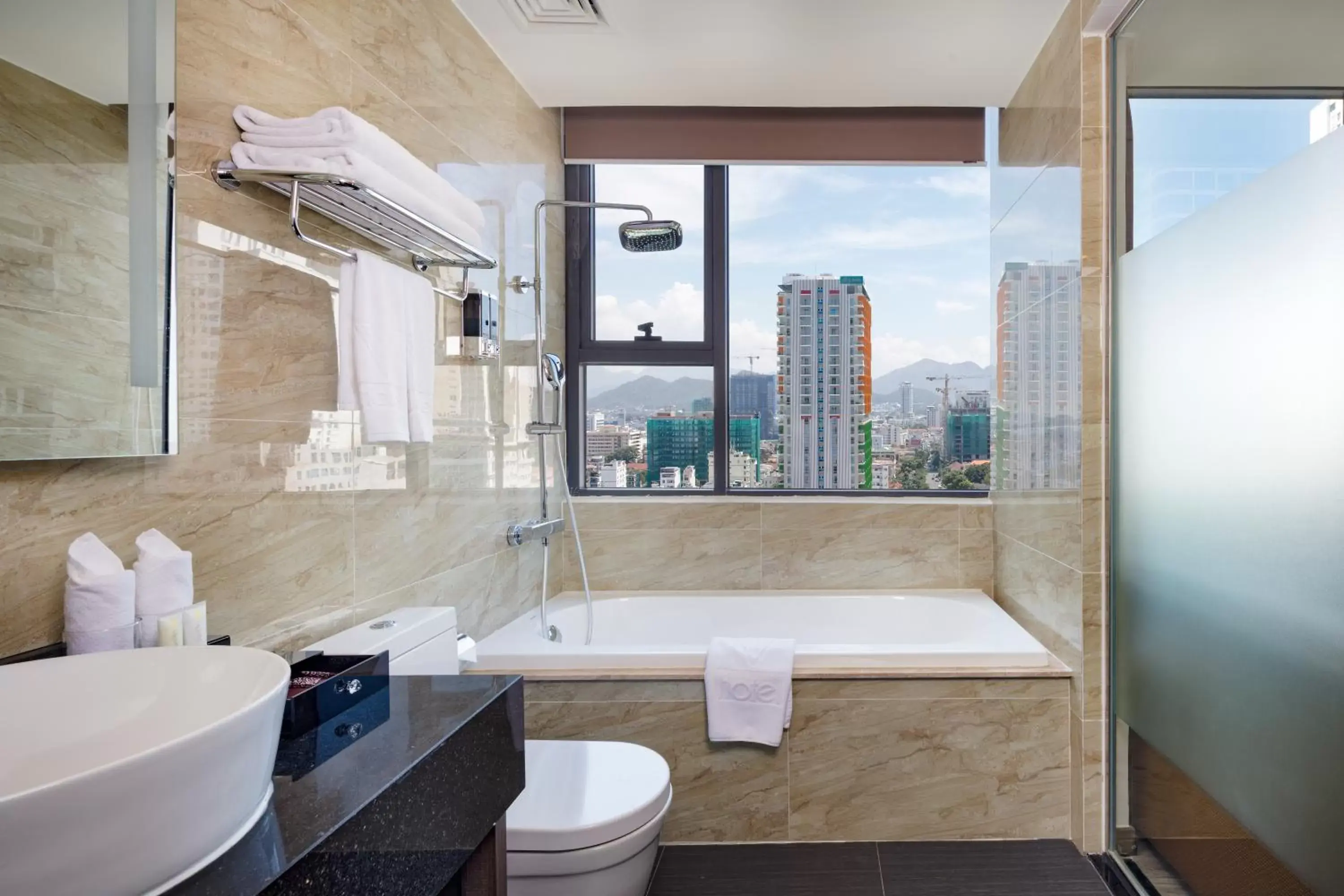 Shower, Bathroom in V Hotel Nha Trang