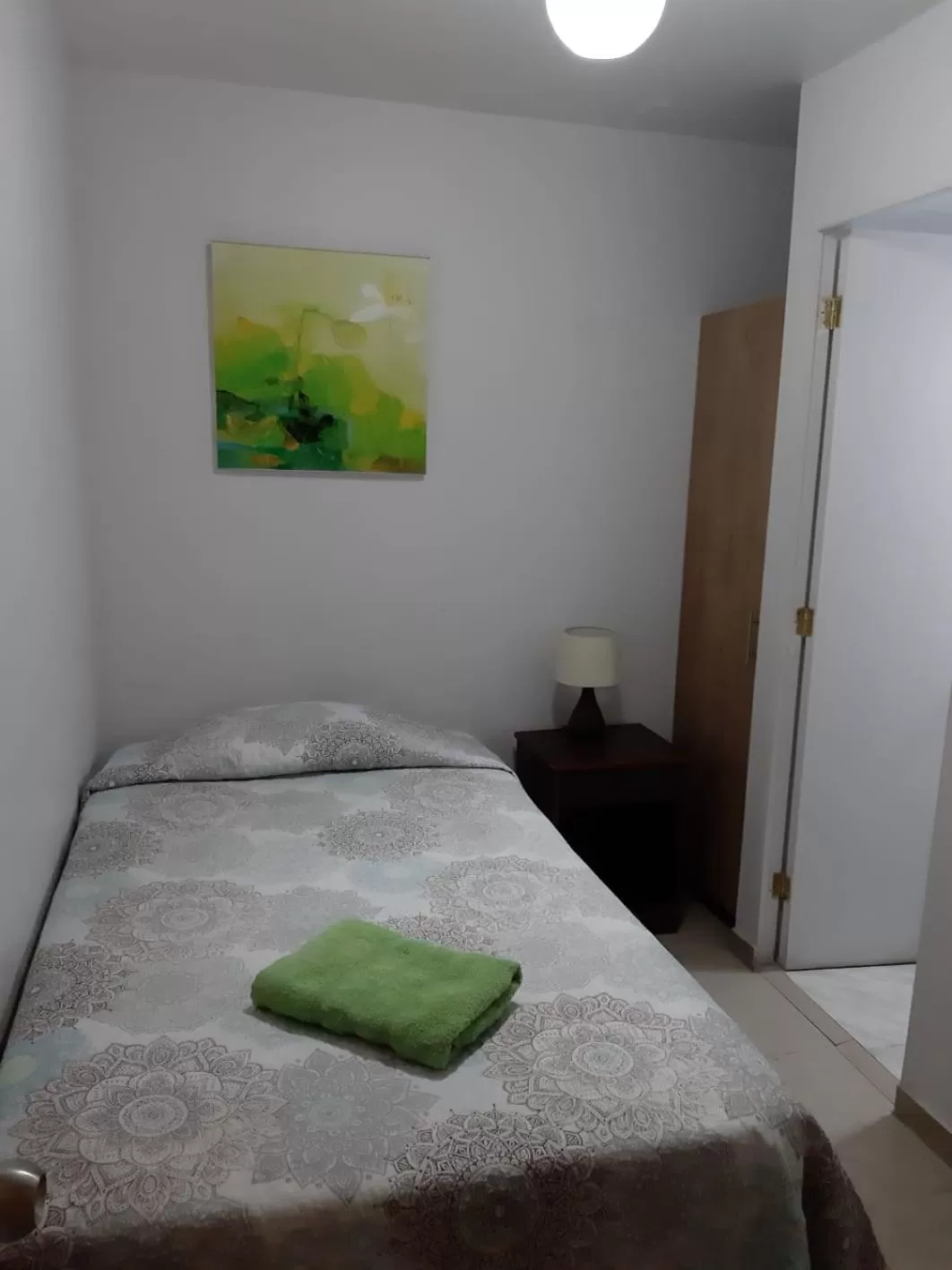 Bed in Hostal D' Silvia