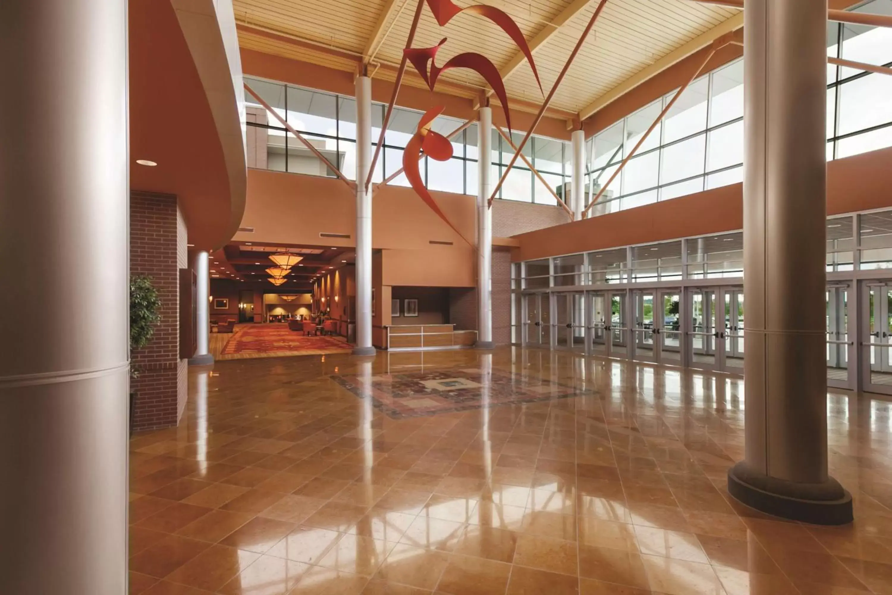 Lobby or reception in Embassy Suites Omaha- La Vista/ Hotel & Conference Center