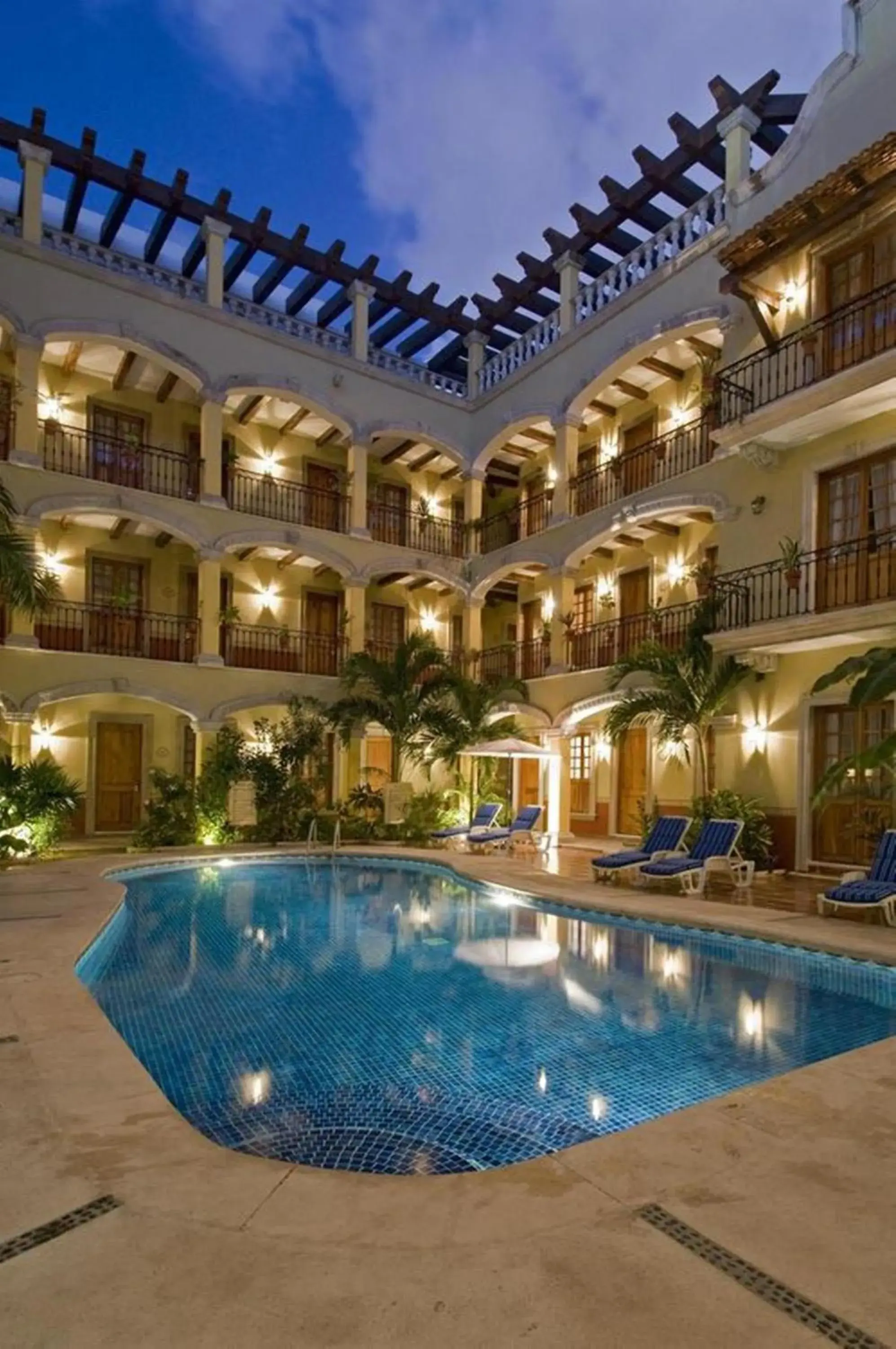 Property building, Swimming Pool in Hacienda Real del Caribe Hotel