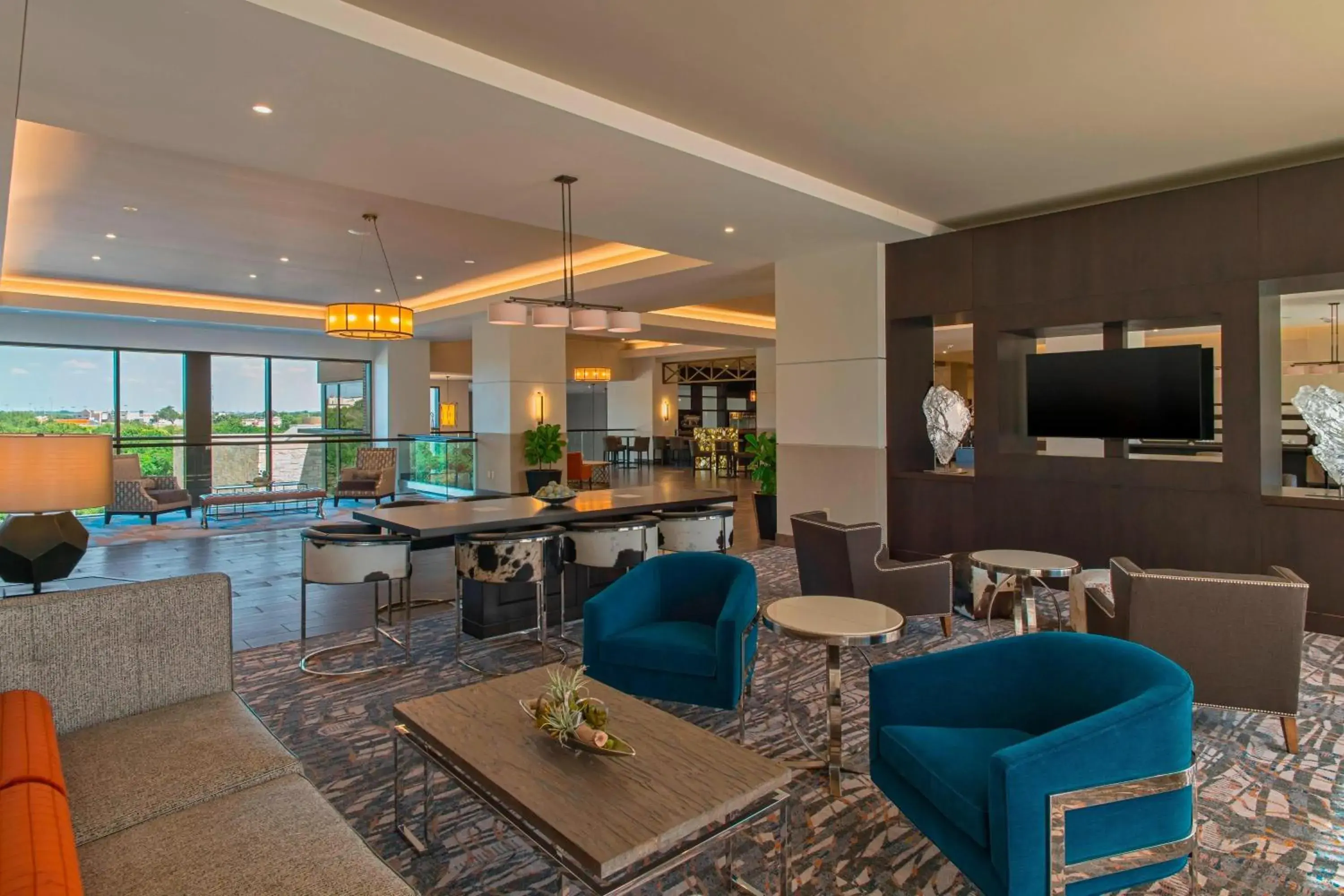 Lobby or reception, Lounge/Bar in Sheraton Austin Georgetown Hotel & Conference Center