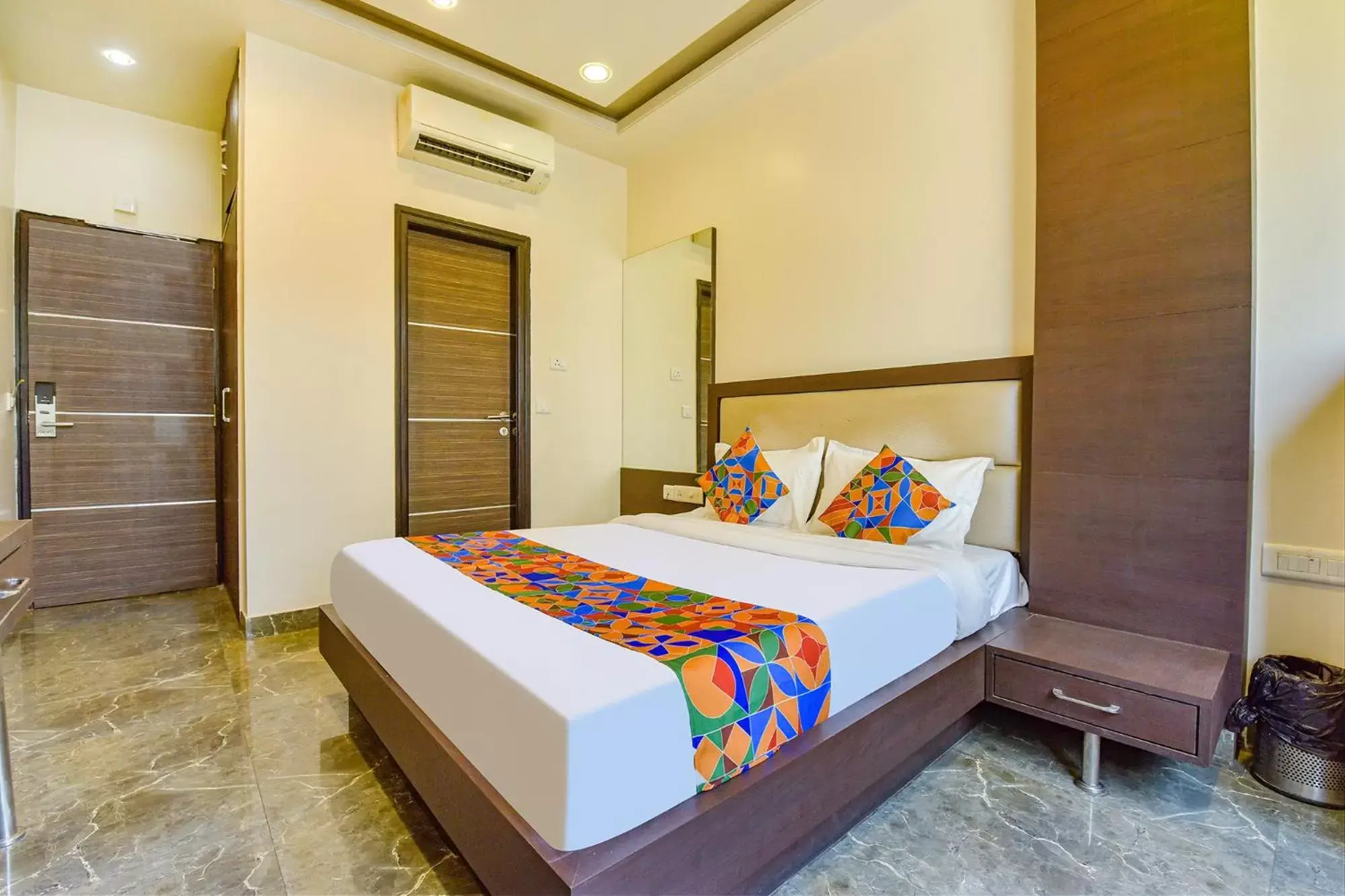 Bed in FabHotel Resolute Gopalpura Bed in FabHotel Resolute Gopalpura
