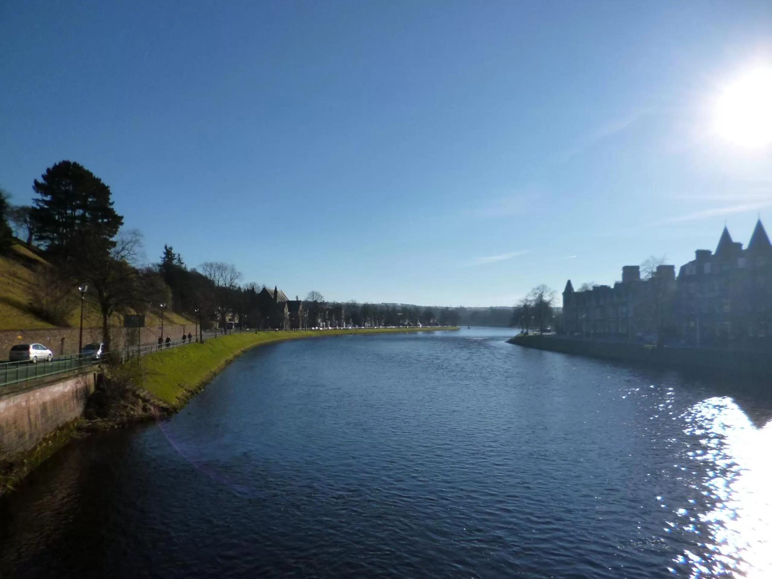 Bird's eye view, Swimming Pool in The Quaich B&B