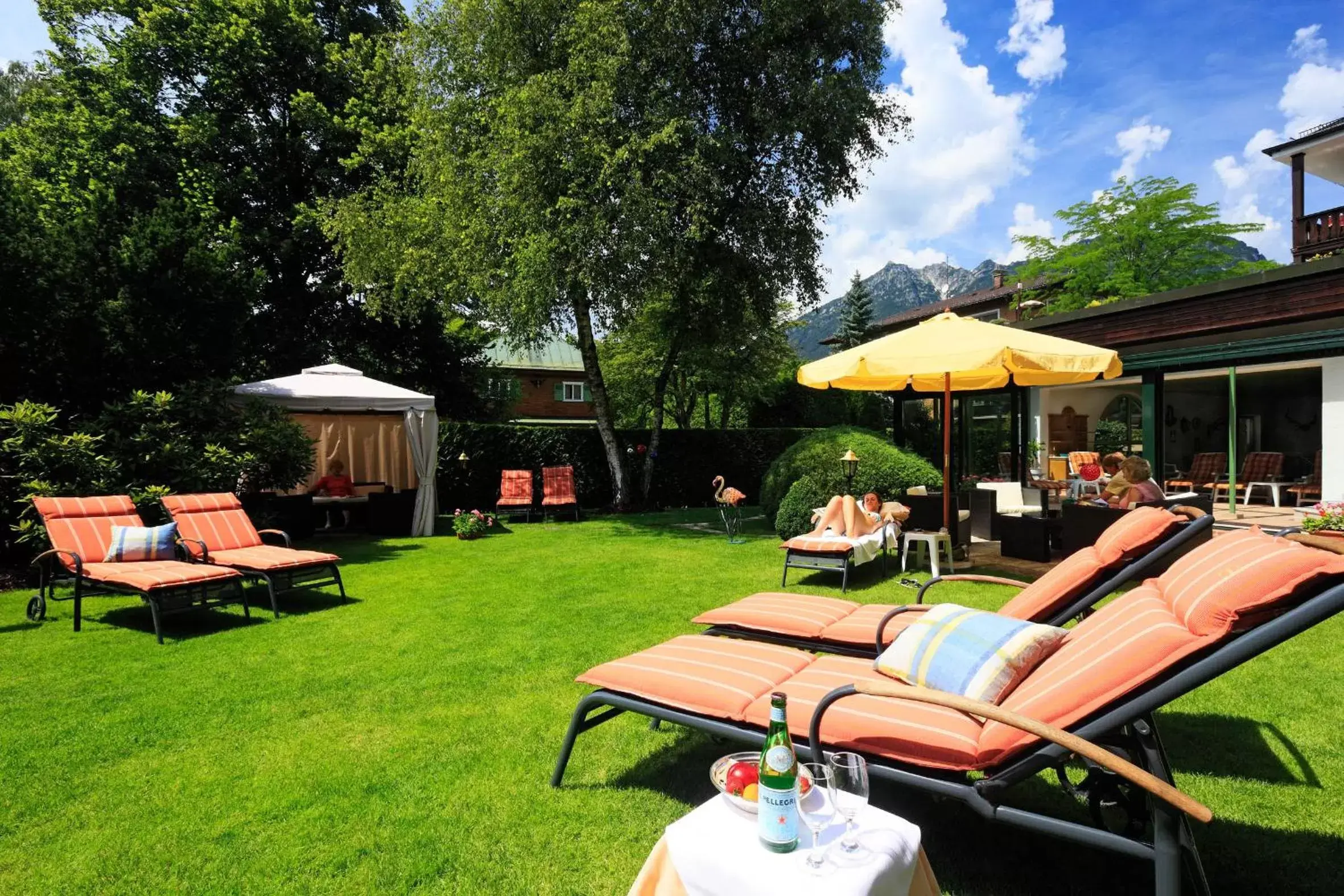 Garden in Reindl's Partenkirchener Hof