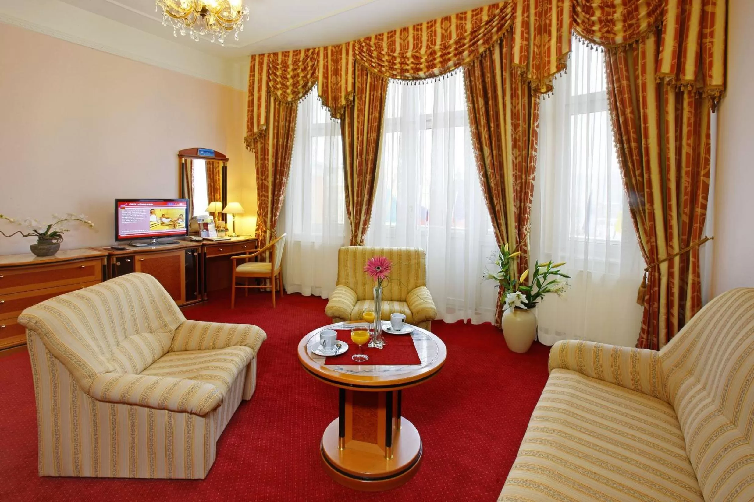 Living room in Ensana Hvězda - Imperiál - Neapol