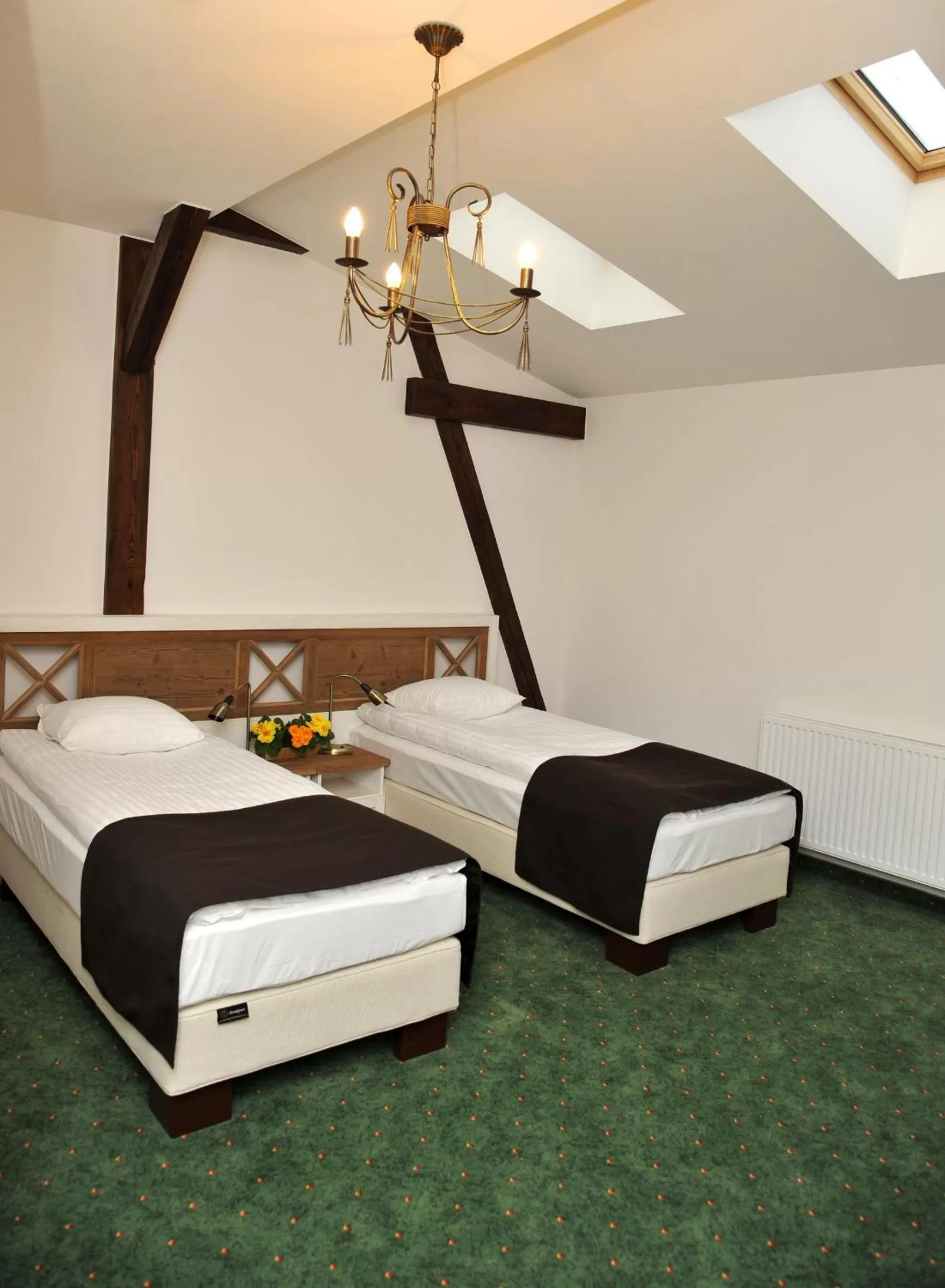 Photo of the whole room, Bed in Hotel Sandro Silver & Spichlerz Antoniny