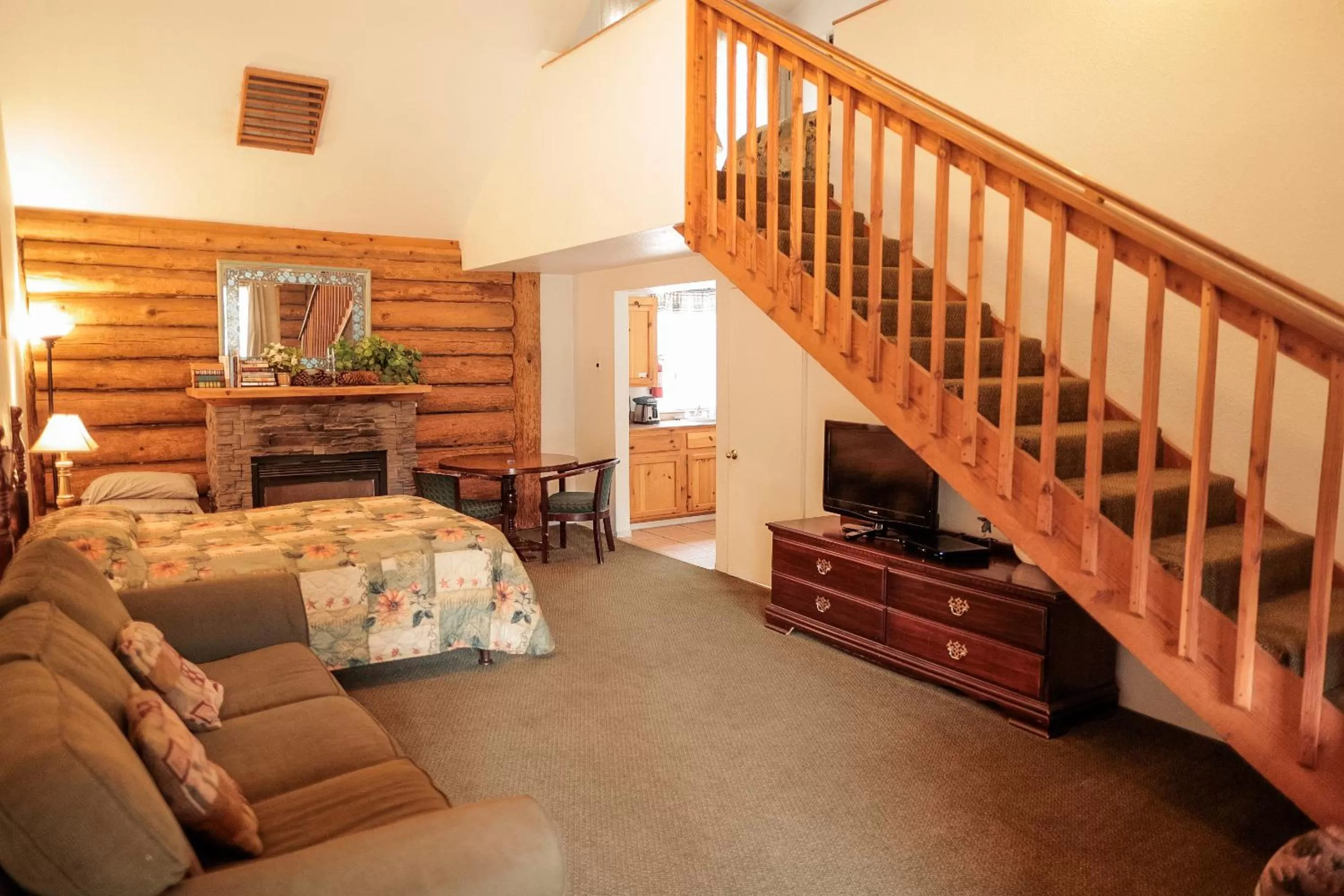 Seating Area in Bear Creek Cabins