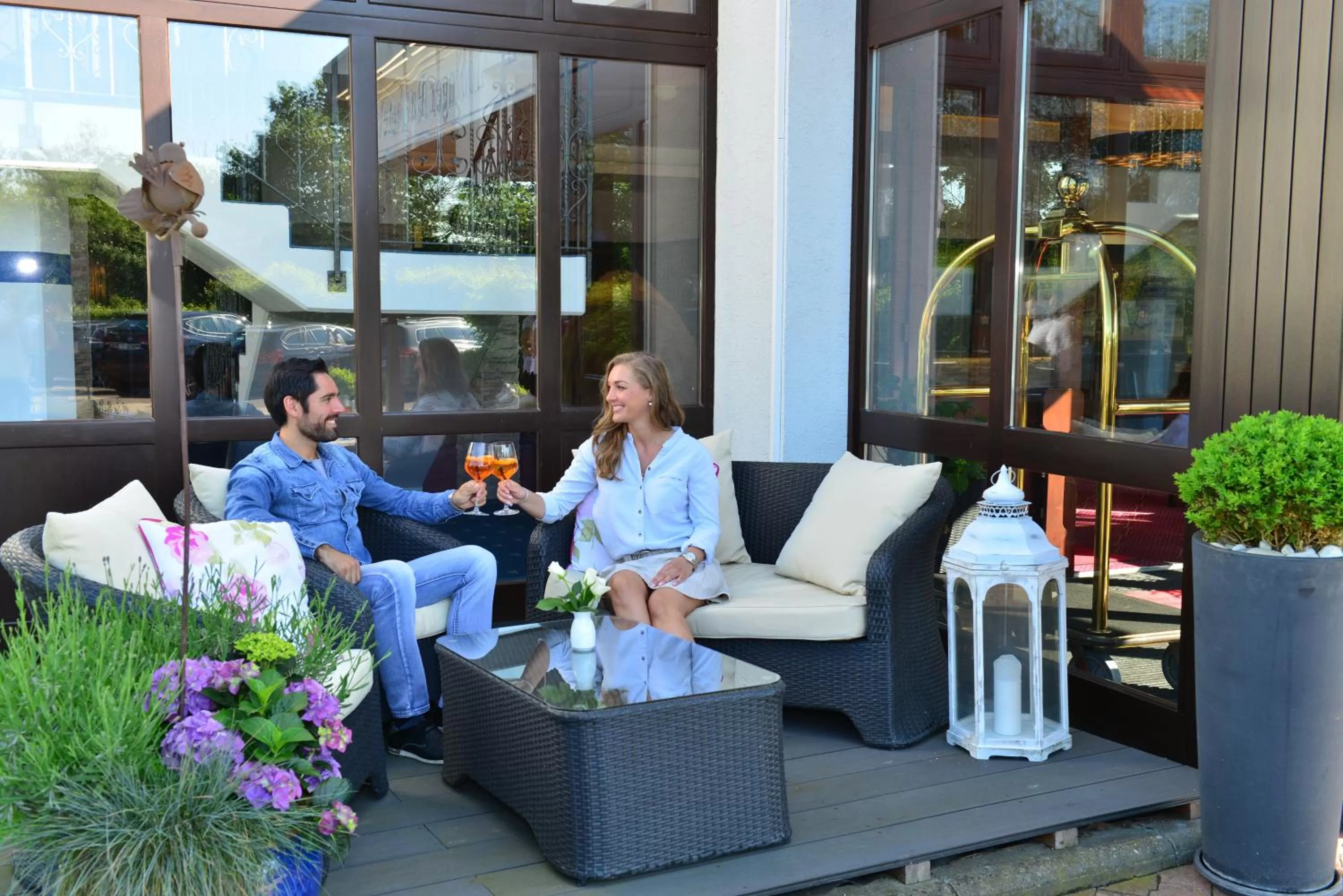 Balcony/Terrace in Lobinger-Parkhotel