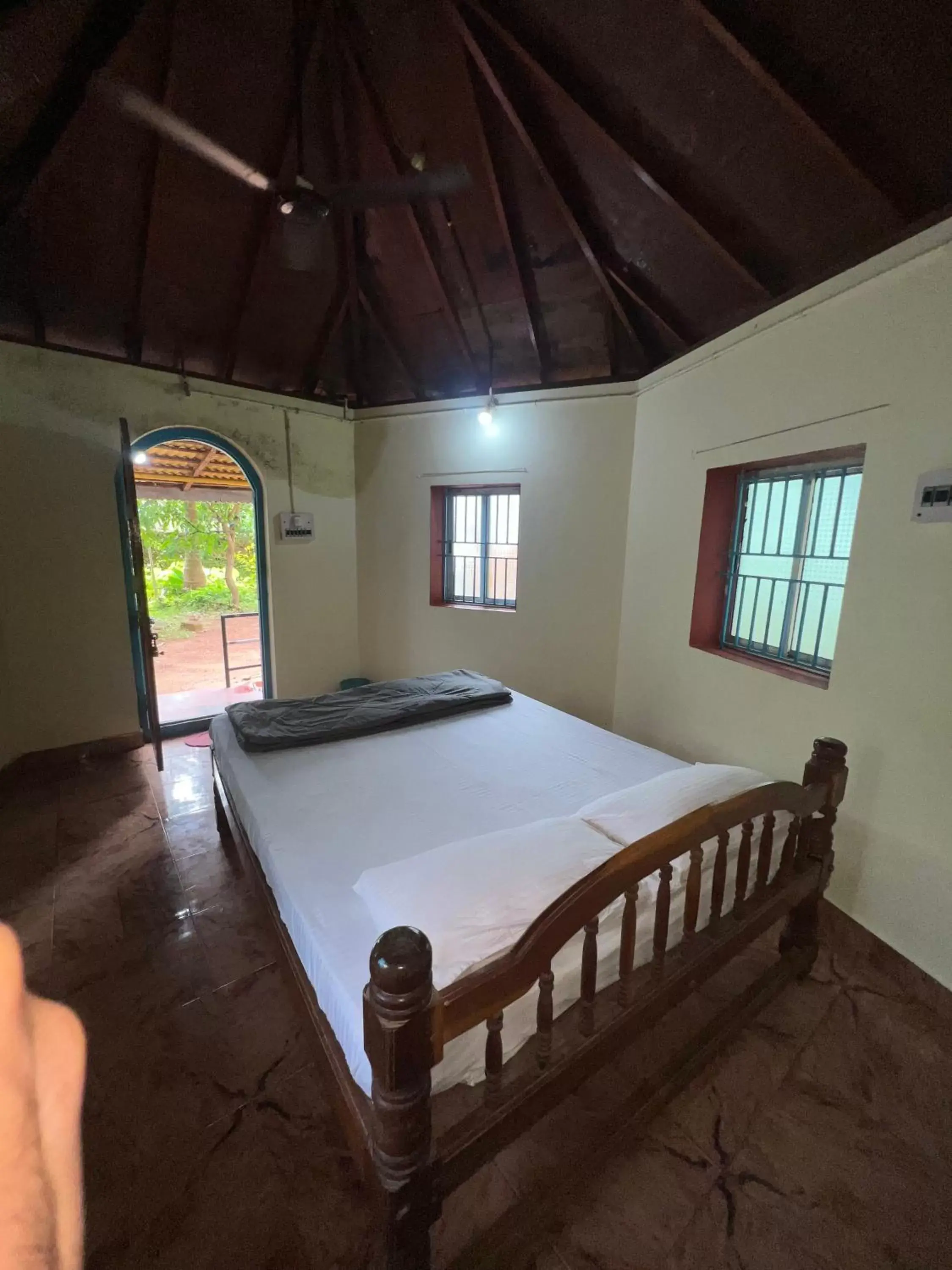 Bed in MID BEACH STAY Gokarna Bed in MID BEACH STAY Gokarna