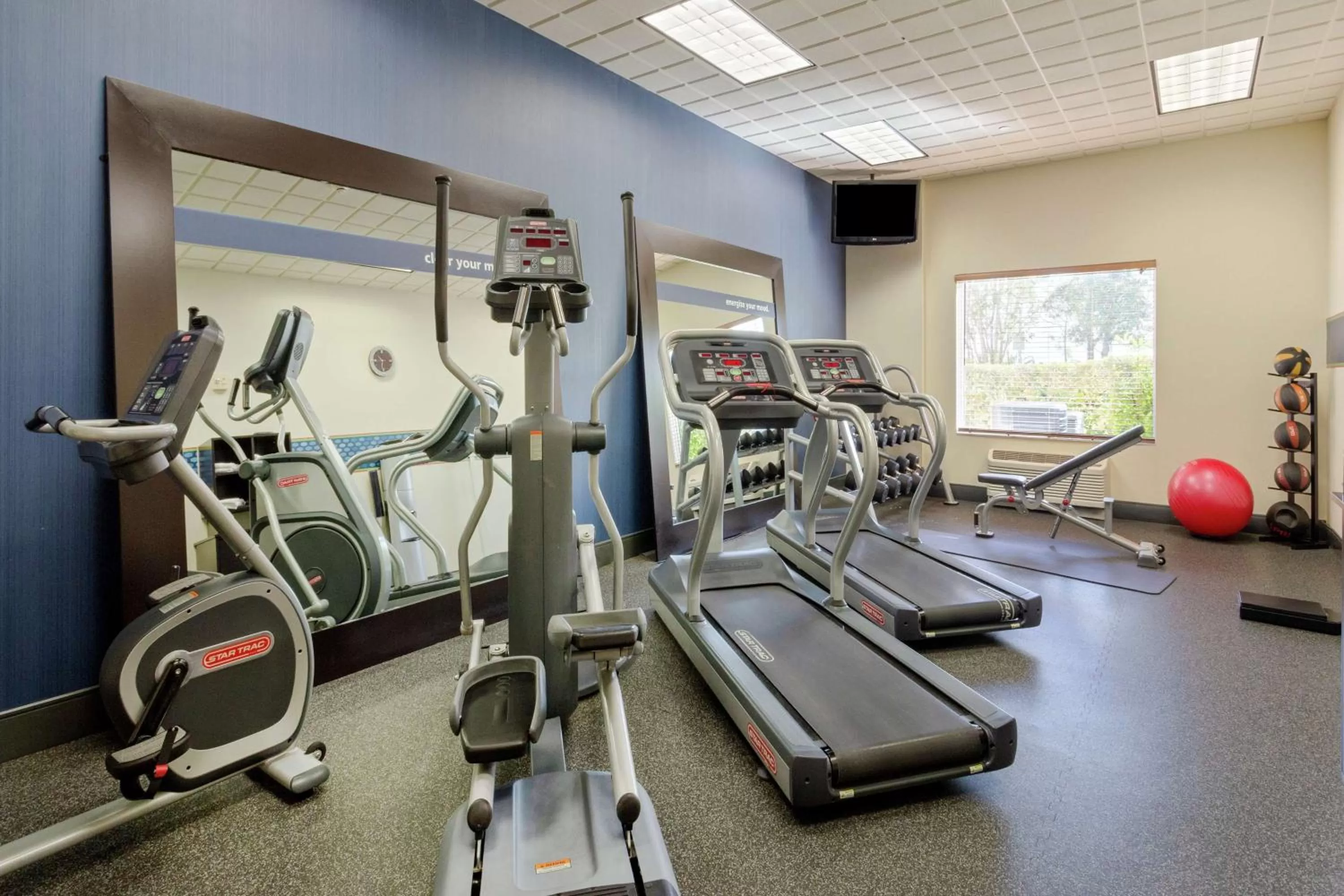 Fitness centre/facilities in Hampton Inn & Suites Wellington
