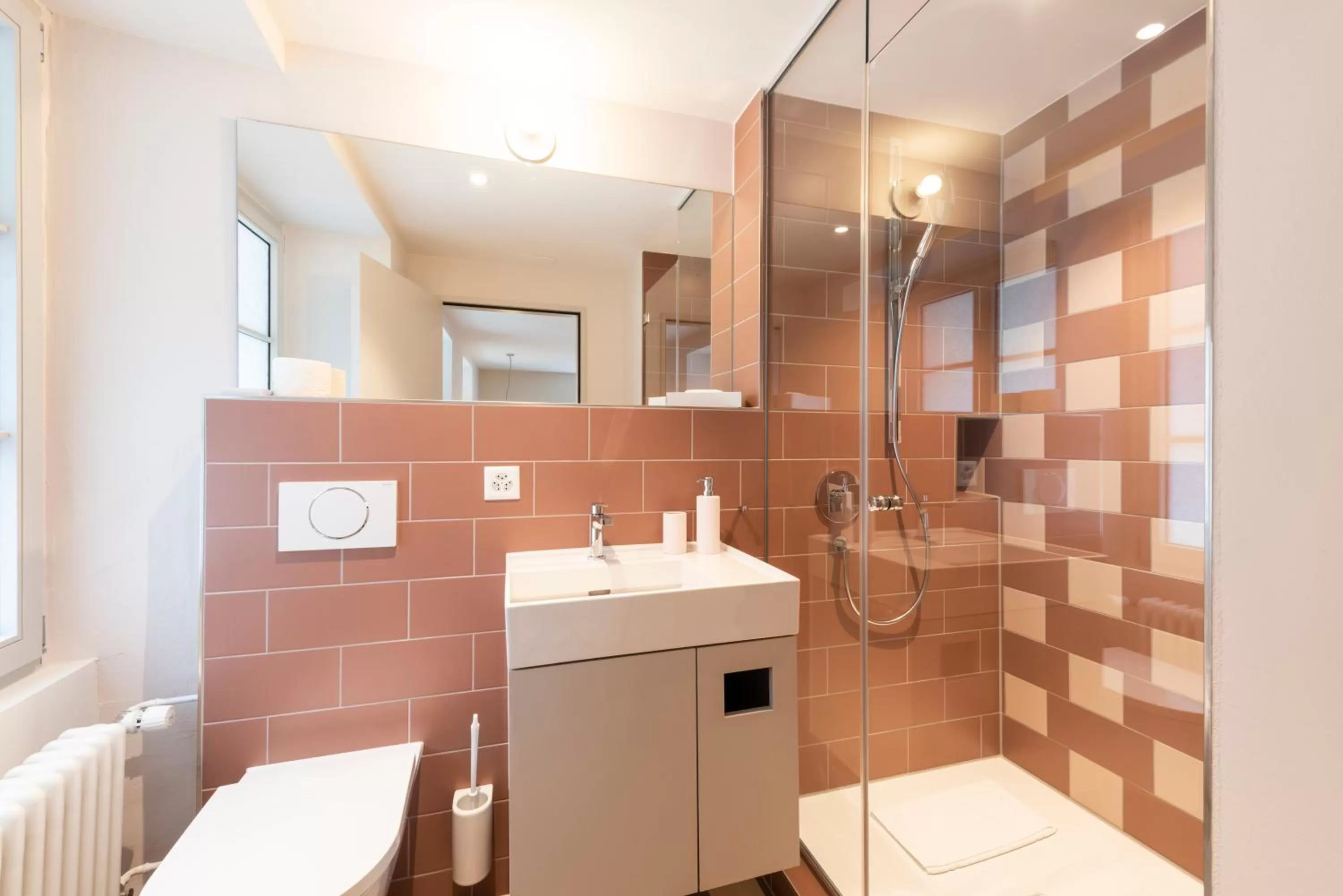 Shower in Hotel an der Aare Swiss Quality