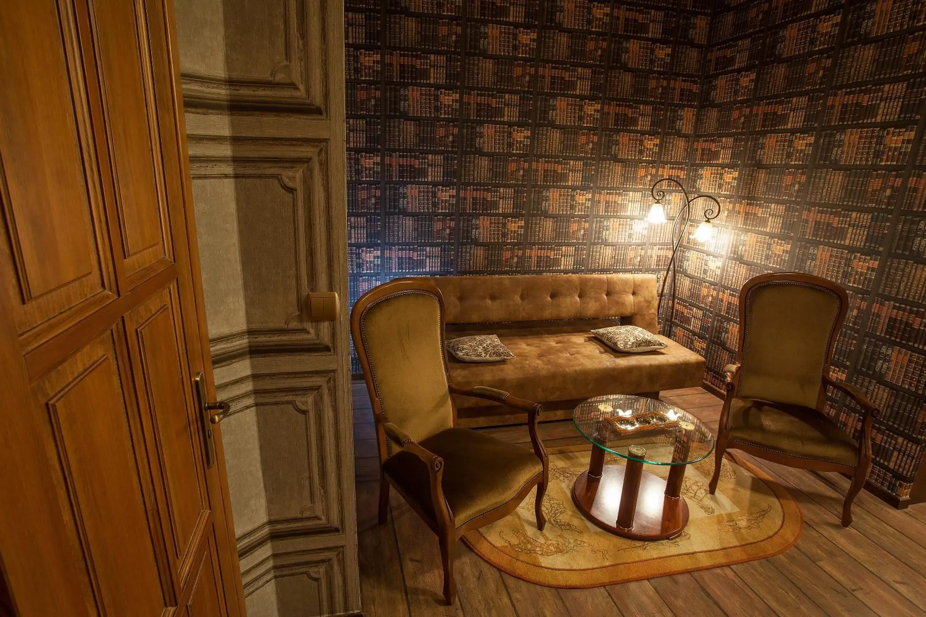 Bed in Aparthotel Oberża Bed in Aparthotel Oberża